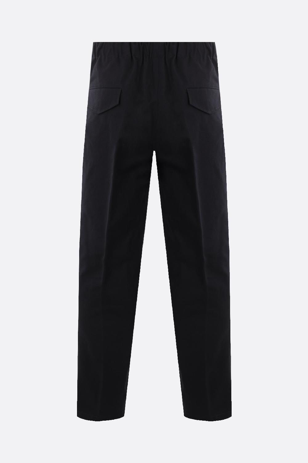 JIL SANDER pantalone cropped in gabardine ACQUISTA ORA