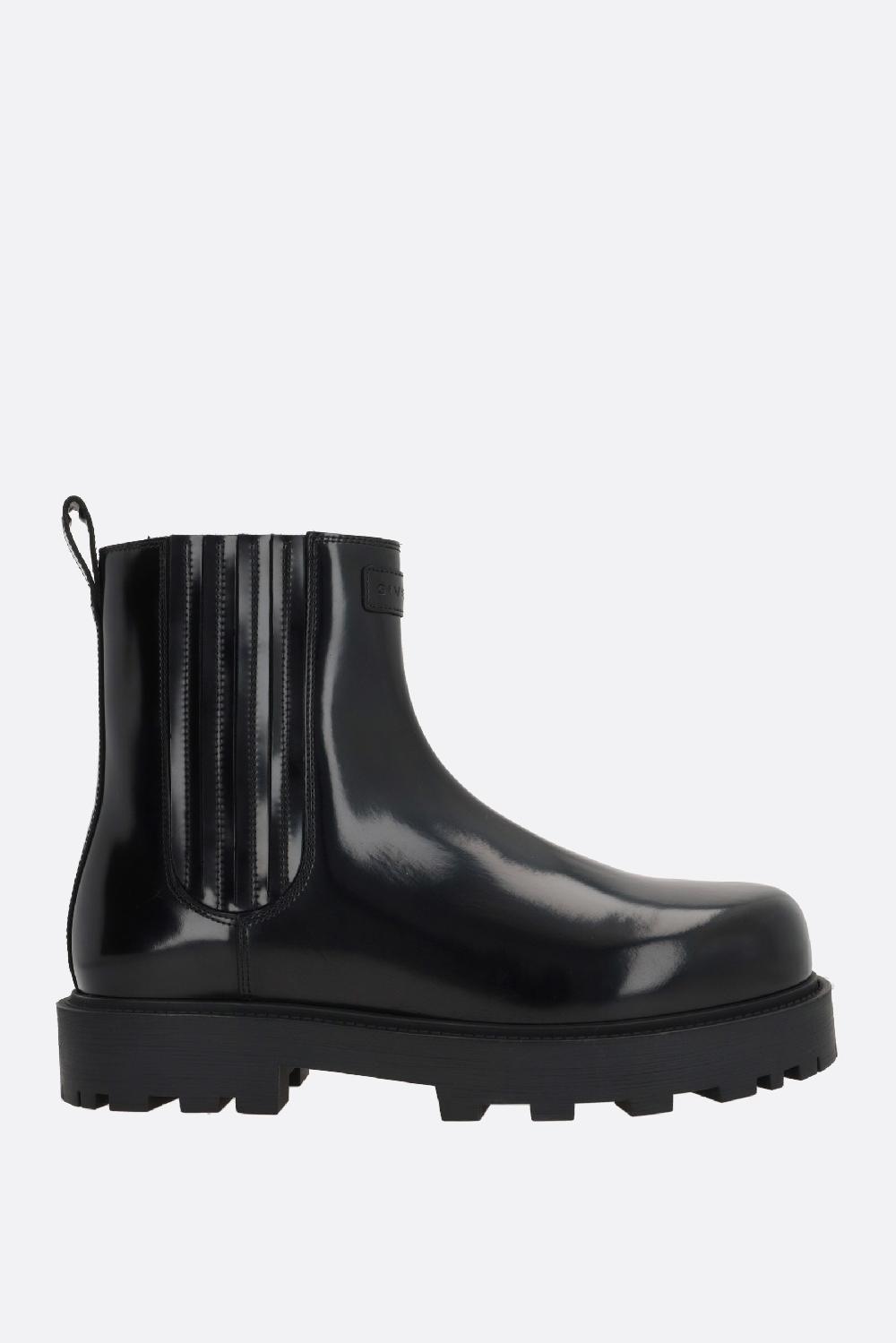 GIVENCHY stivaletto chelsea Show in pelle lucida