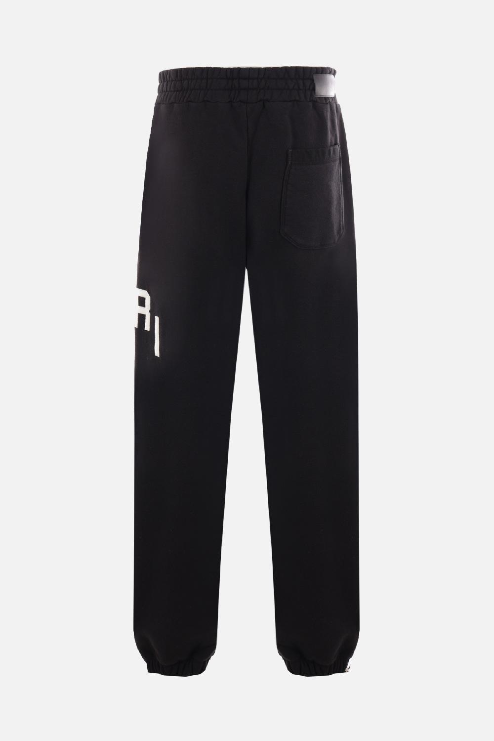 AMIRI pantalone jogging Hockey in jersey con patch logo Fino al 65% di sconto