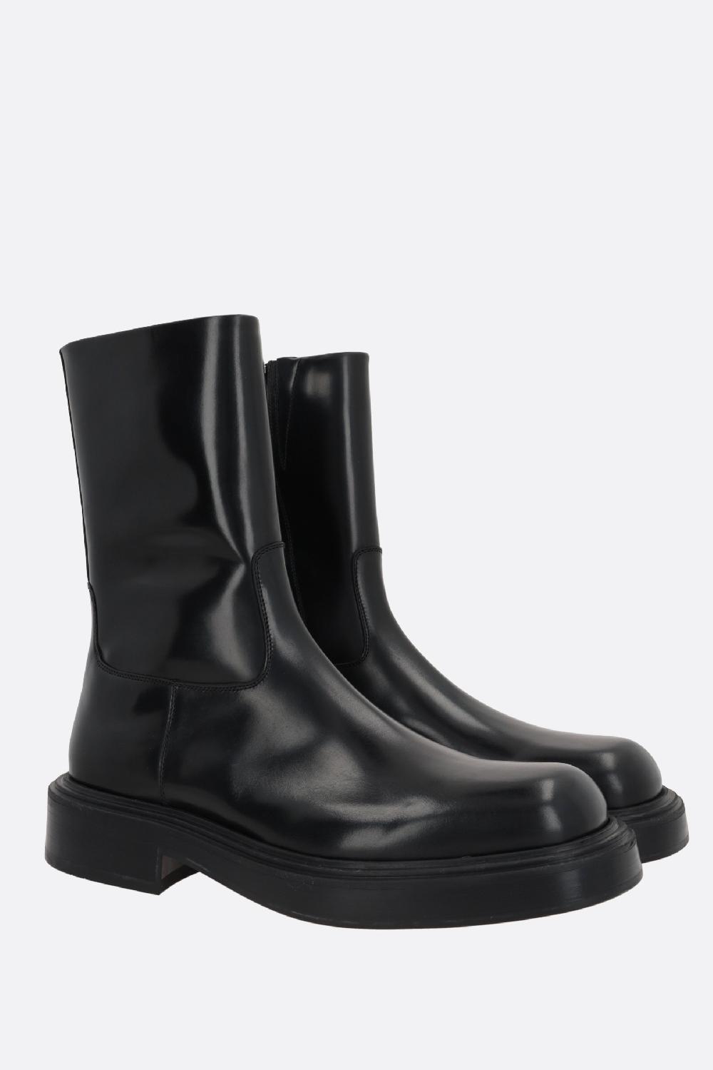 FERRAGAMO stivaletto Formia in pelle spazzolata Offerta speciale della fabbrica