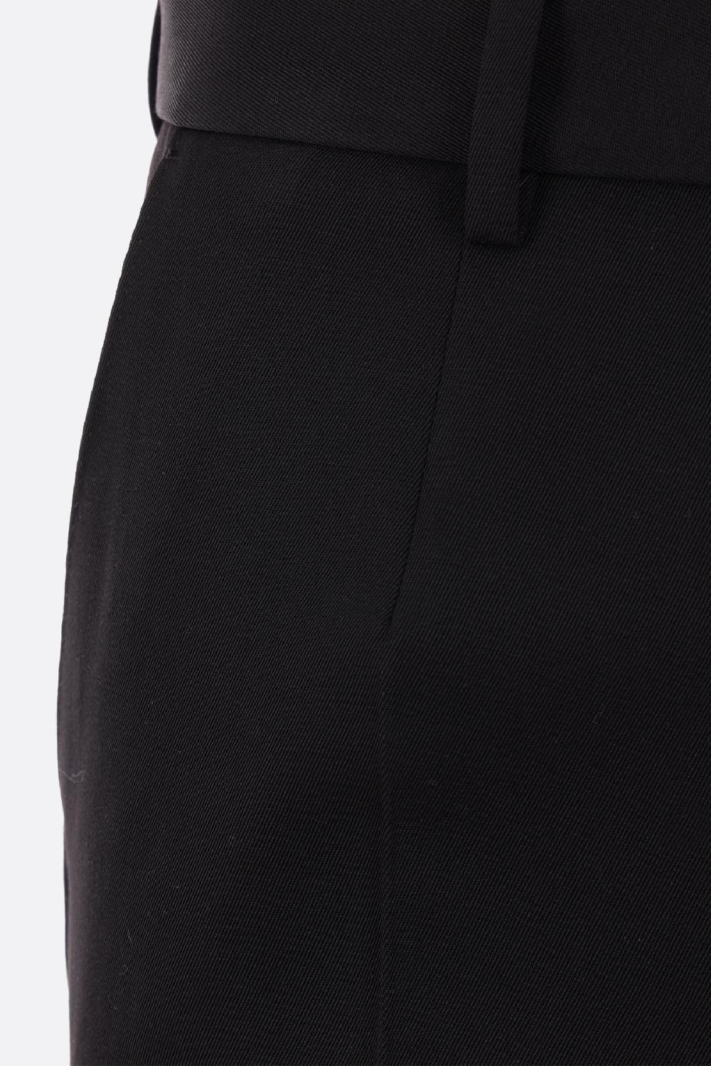 DOLCE & GABBANA pantalone aderente flare in lana Discount Store per i nuovi prodotti