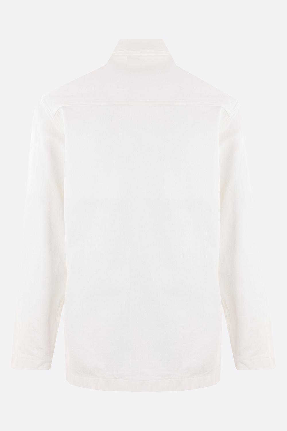 JIL SANDER giacca-camicia in denim con logo Solo un giorno rimasto