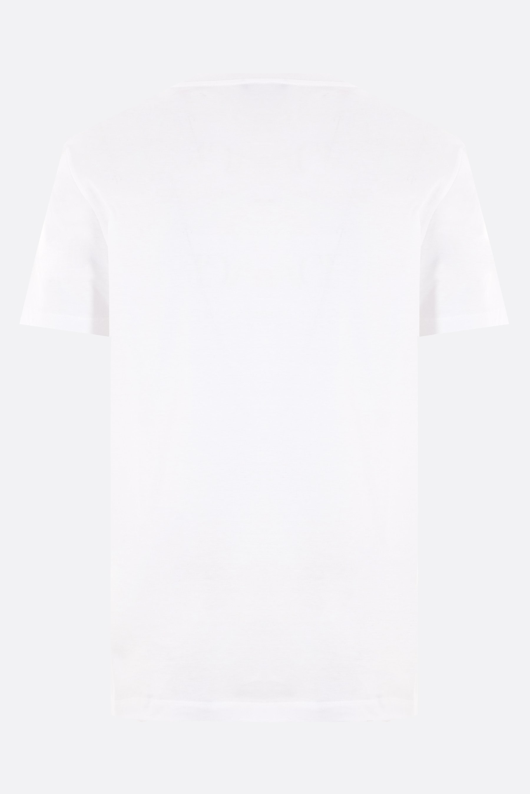 VERSACE t-shirt in cotone ricamo logo Super sconto