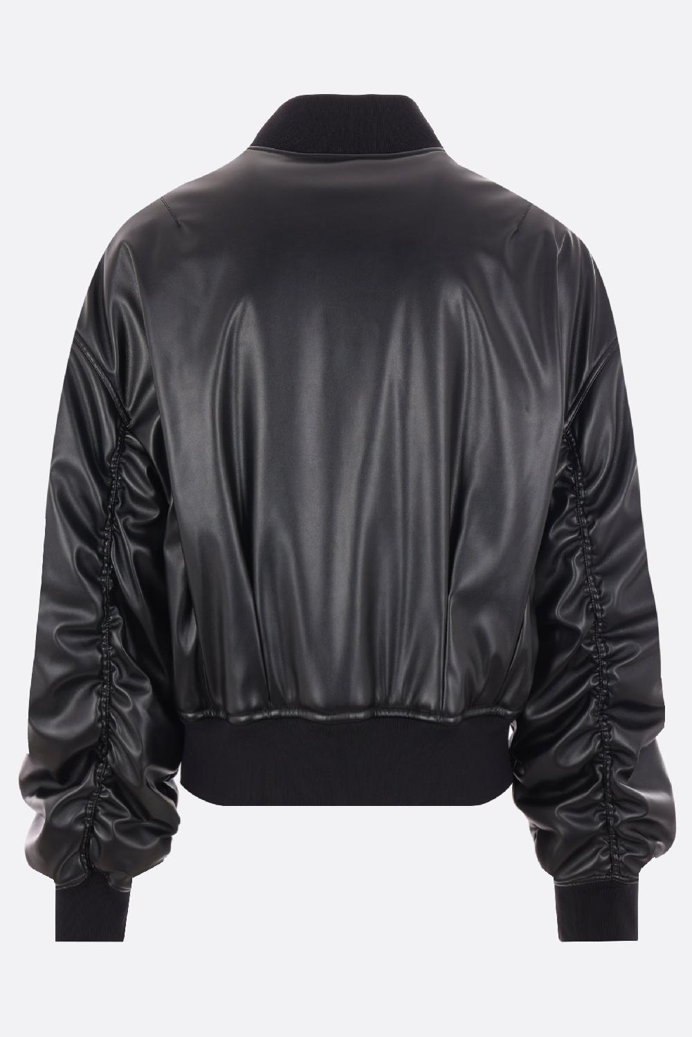 DOLCE & GABBANA giubbotto bomber in eco-pelle Trasporto libero internazionale