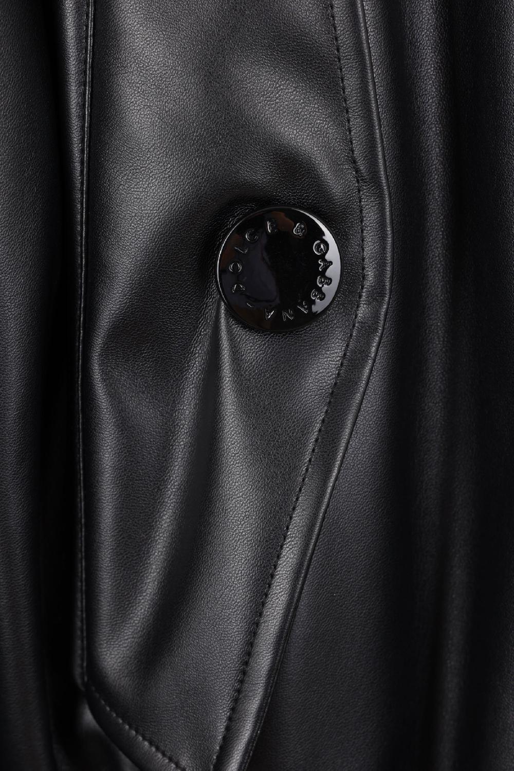 DOLCE & GABBANA giubbotto bomber in eco-pelle Trasporto libero internazionale