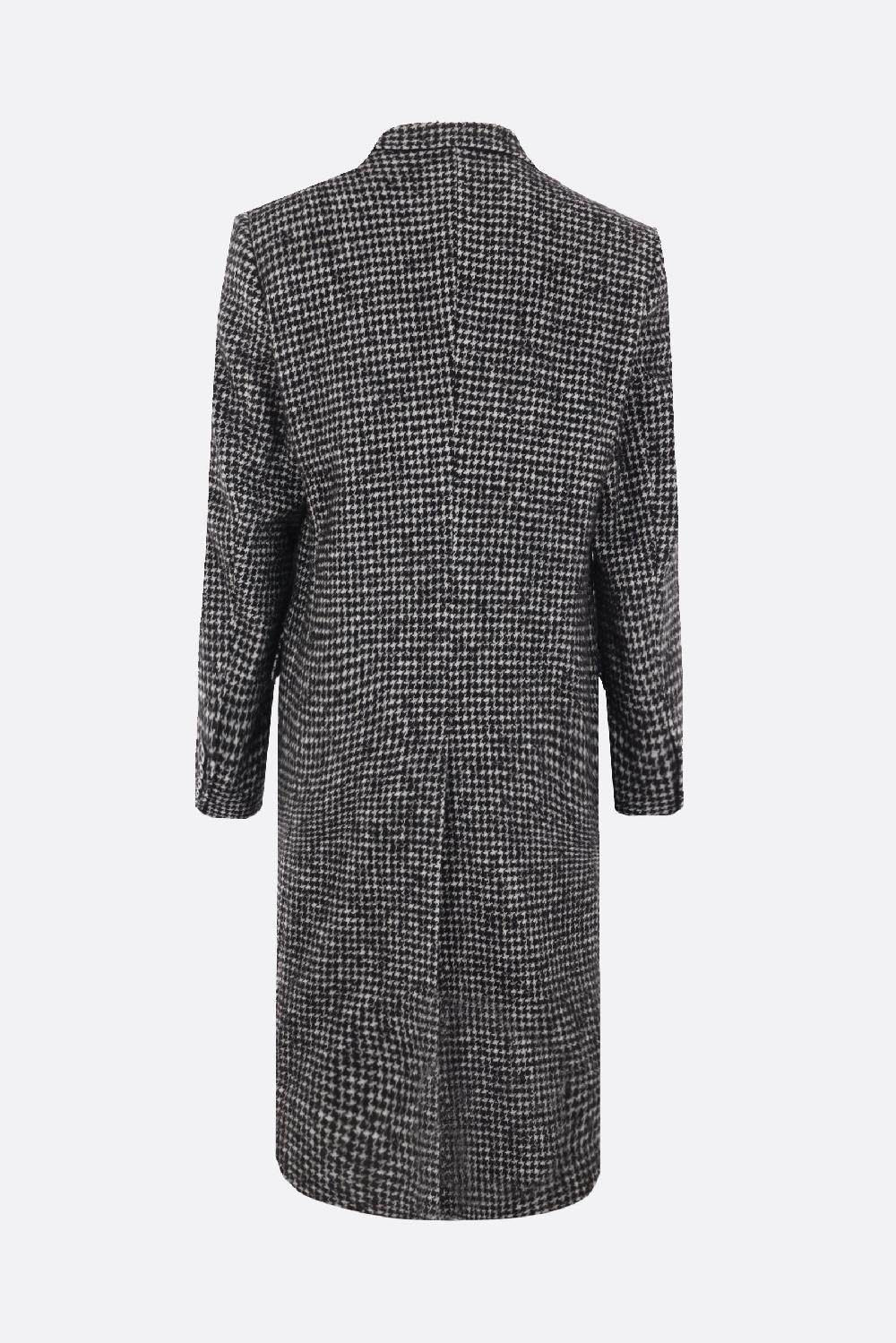 DOLCE & GABBANA cappotto doppiopetto in misto lana pied-de-poule Officina