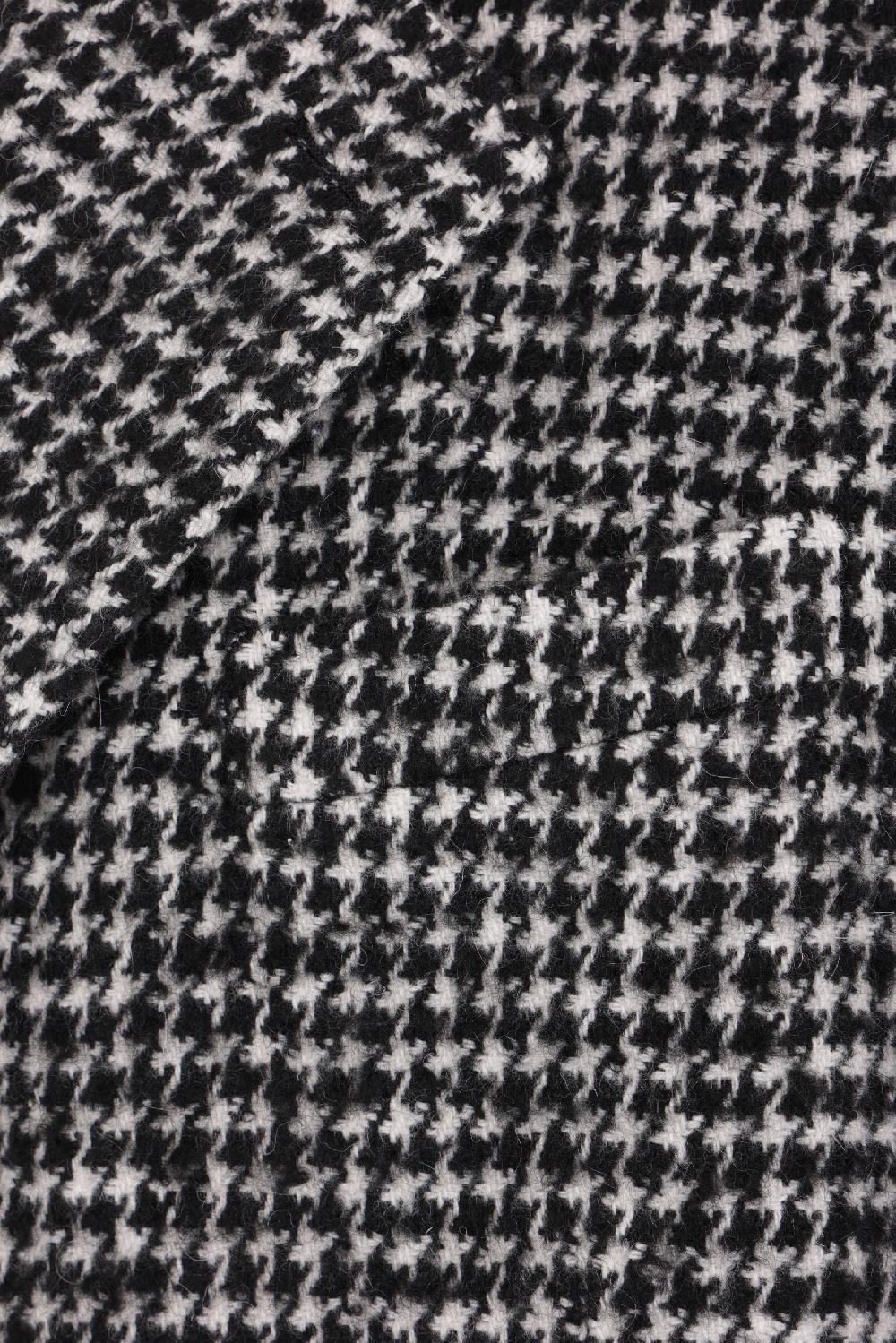 DOLCE & GABBANA cappotto doppiopetto in misto lana pied-de-poule Officina