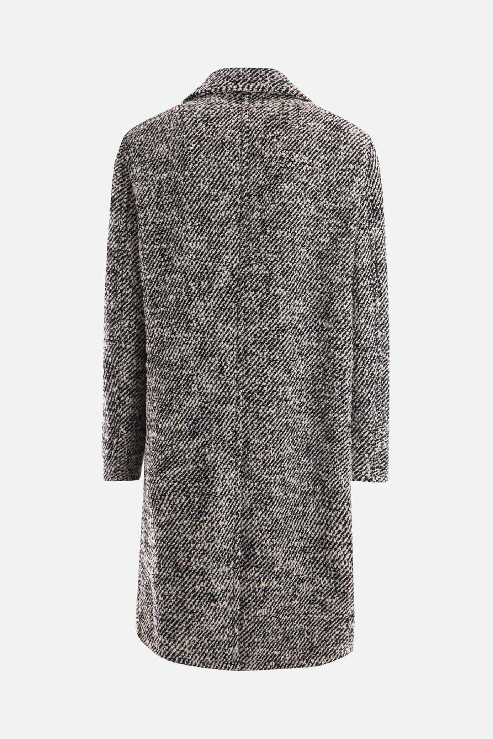 VERSACE cappotto monopetto in misto lana bouclé Duty-free
