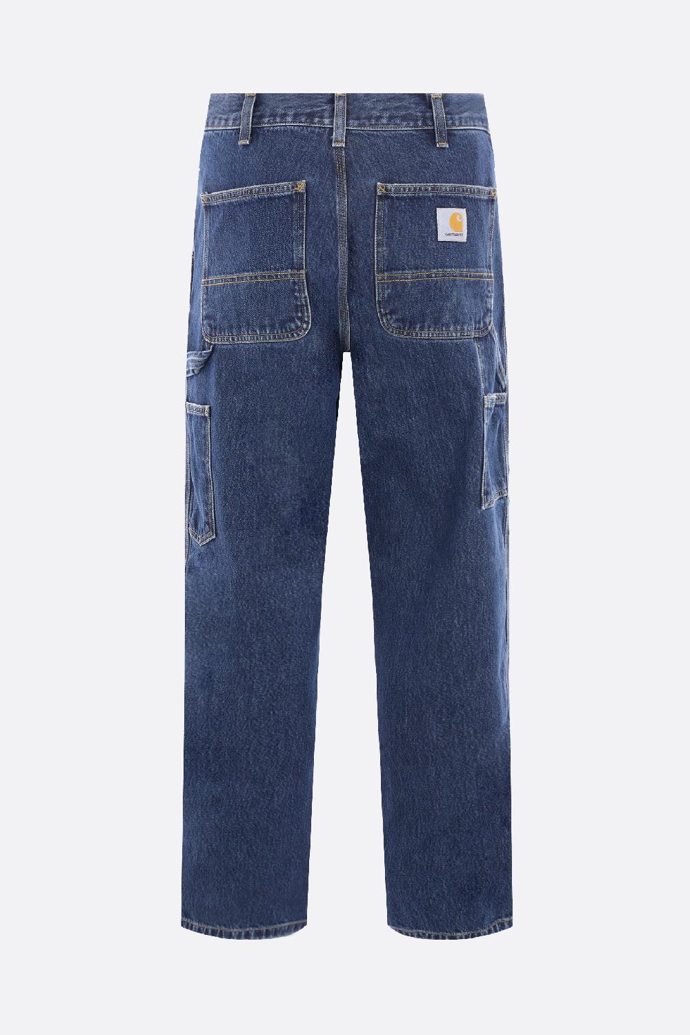 CARHARTT WIP jeans cargo loose-fit Double Knee in denim 50% di sconto per tempo limitato