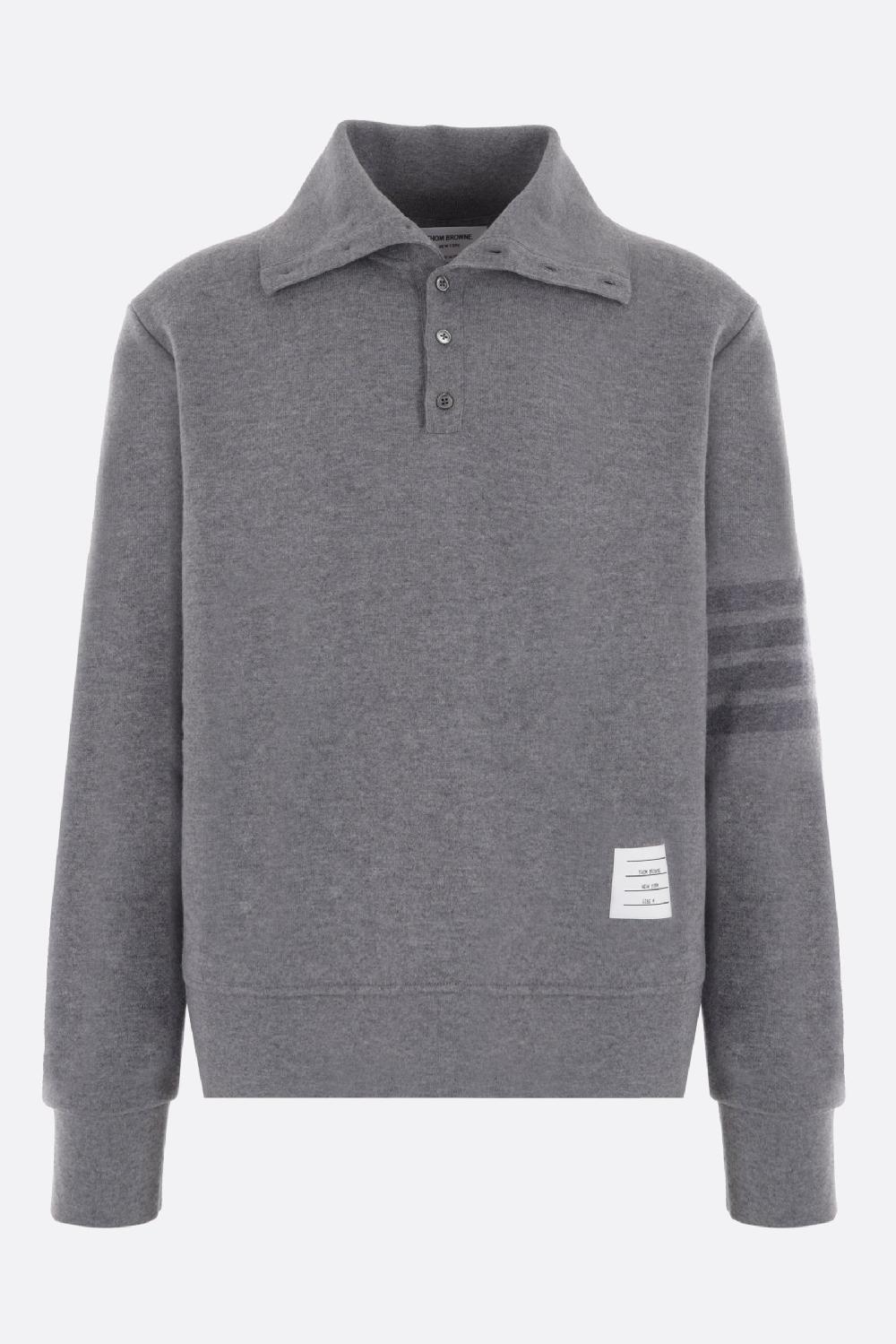 THOM BROWNE pullover in lana 4bar