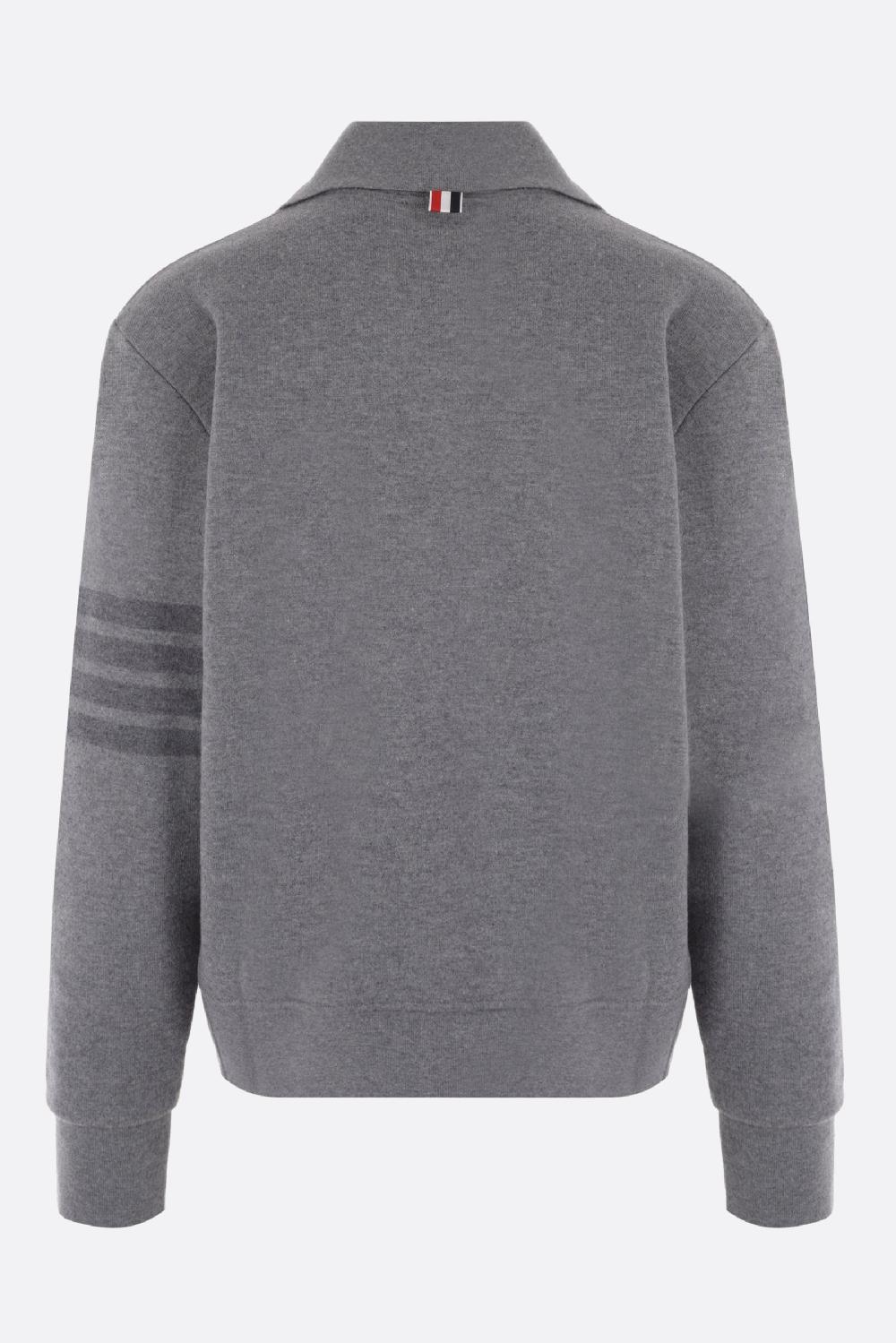 THOM BROWNE pullover in lana 4bar Vendita