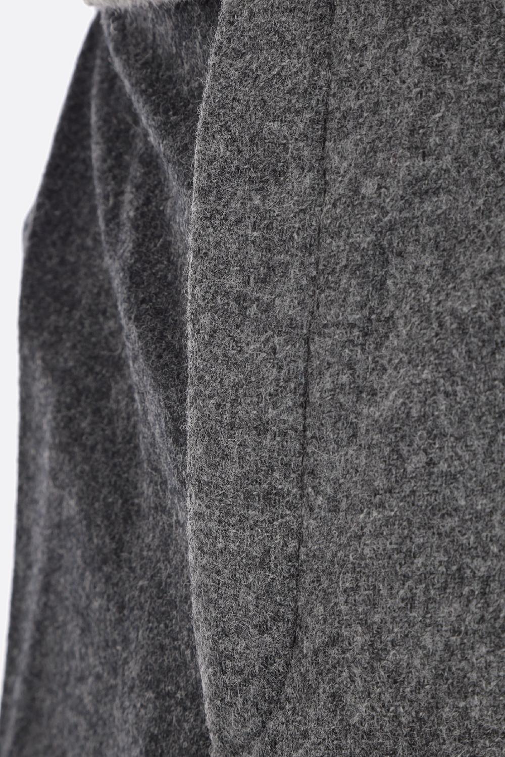 THOM BROWNE pantalone a gamba larga in lana shetland Promozione