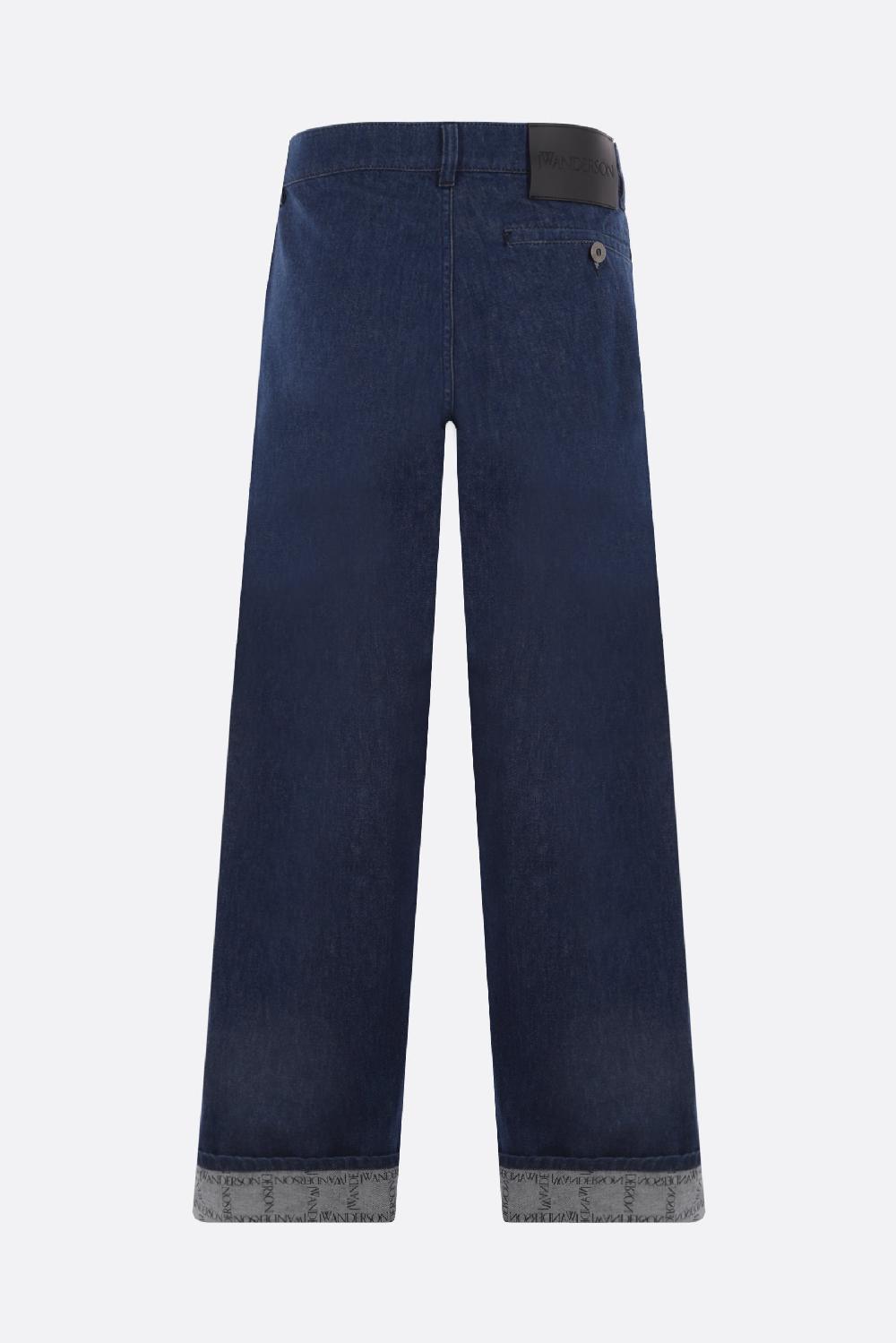 JW ANDERSON jeans baggy-fit in denim Soddisfazione Garantita