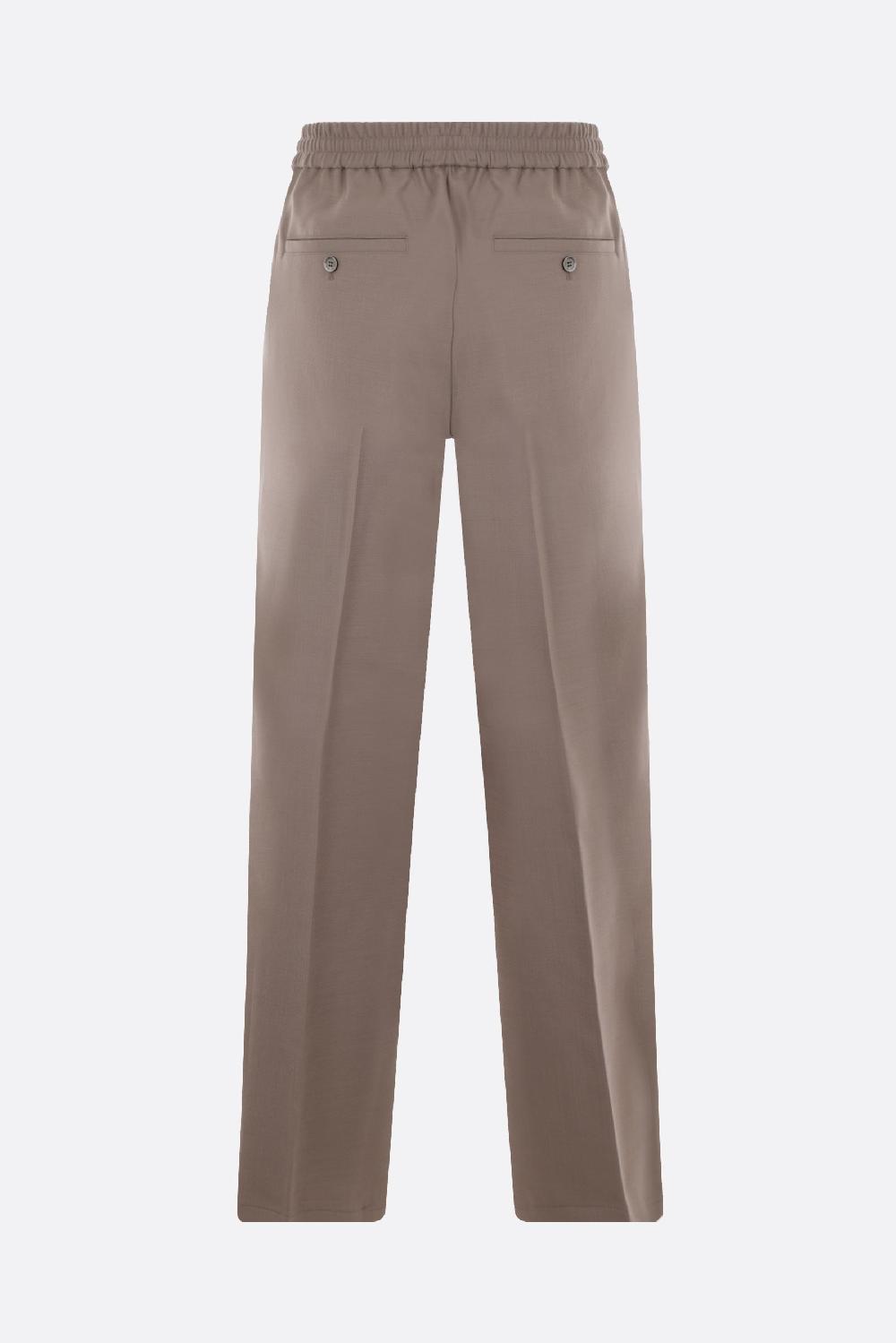AMI PARIS pantalone in lana stretch Qualità Garantita