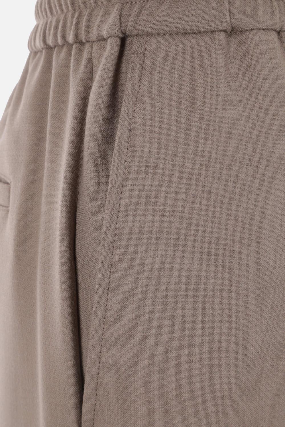 AMI PARIS pantalone in lana stretch Qualità Garantita