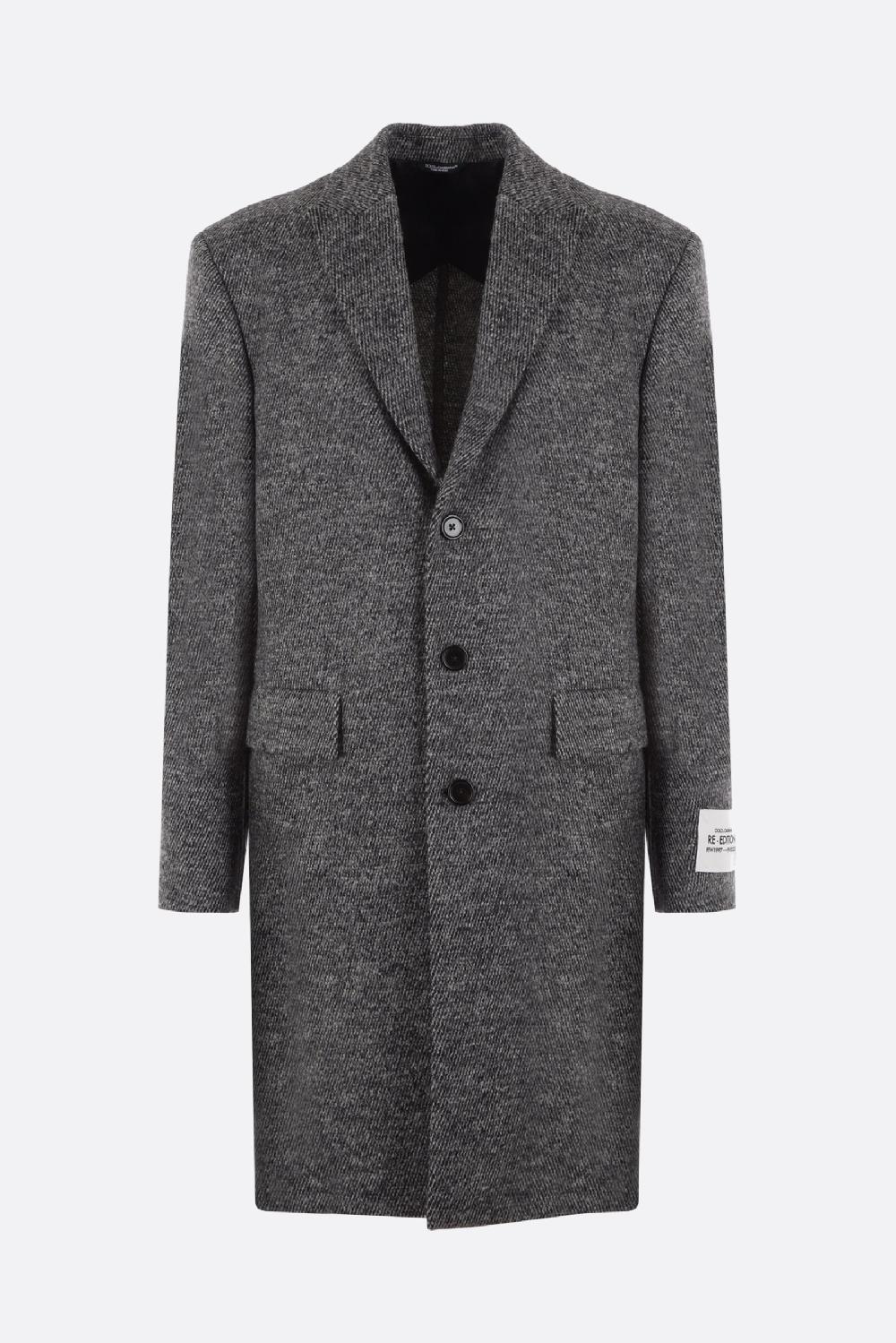 DOLCE & GABBANA cappotto monopetto in lana
