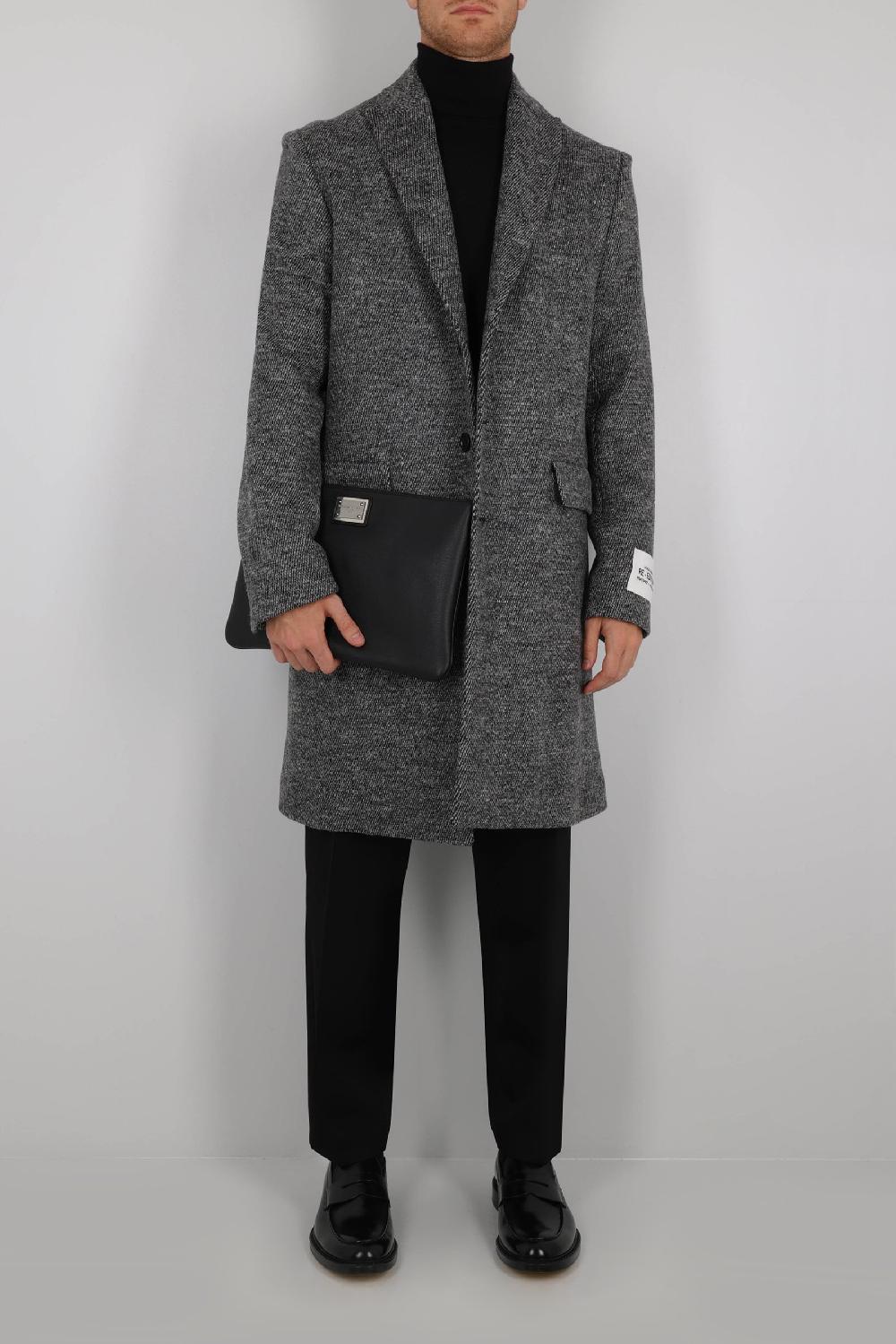 DOLCE & GABBANA cappotto monopetto in lana Negozi Online