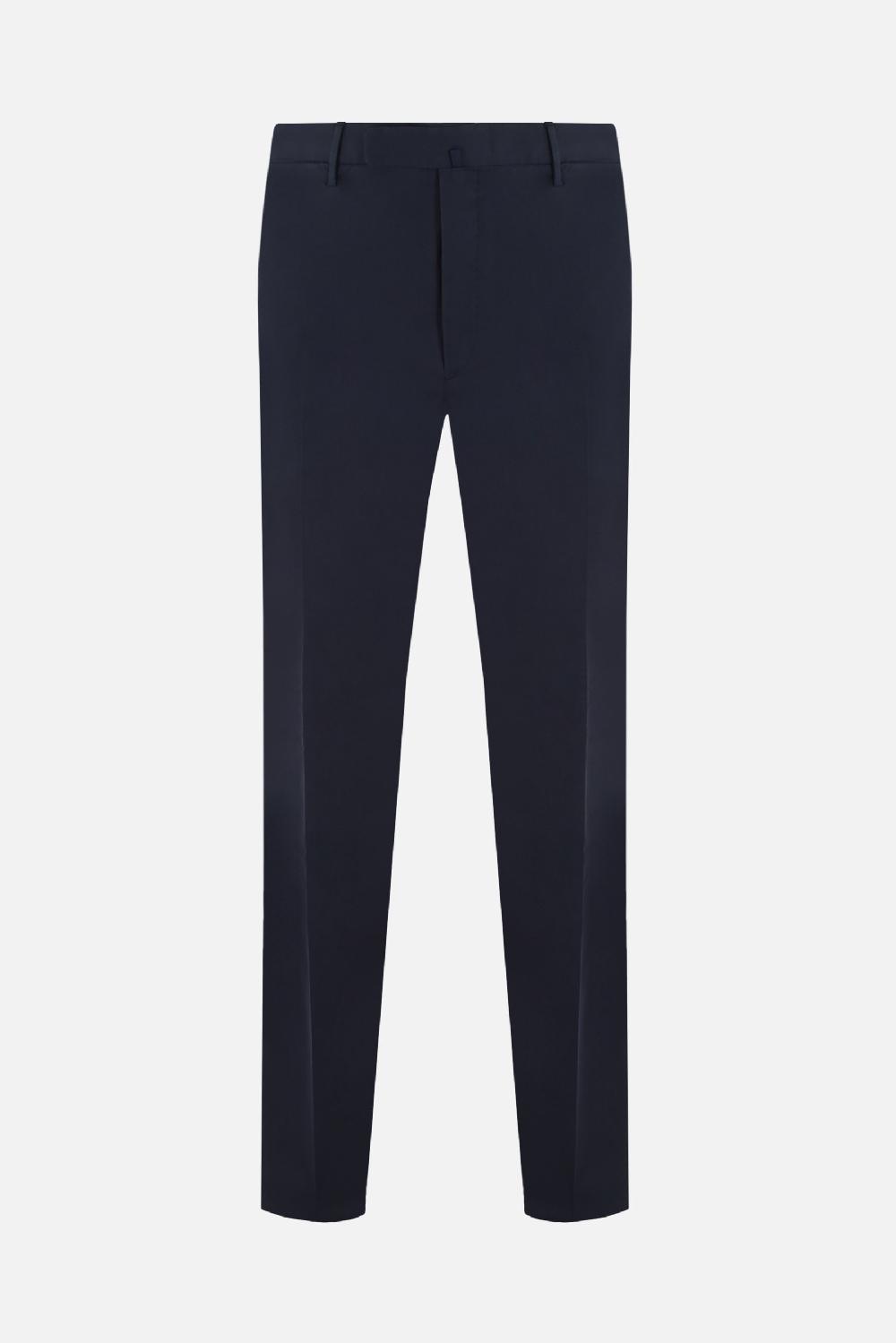 INCOTEX pantalone slim-fit in popeline leggero