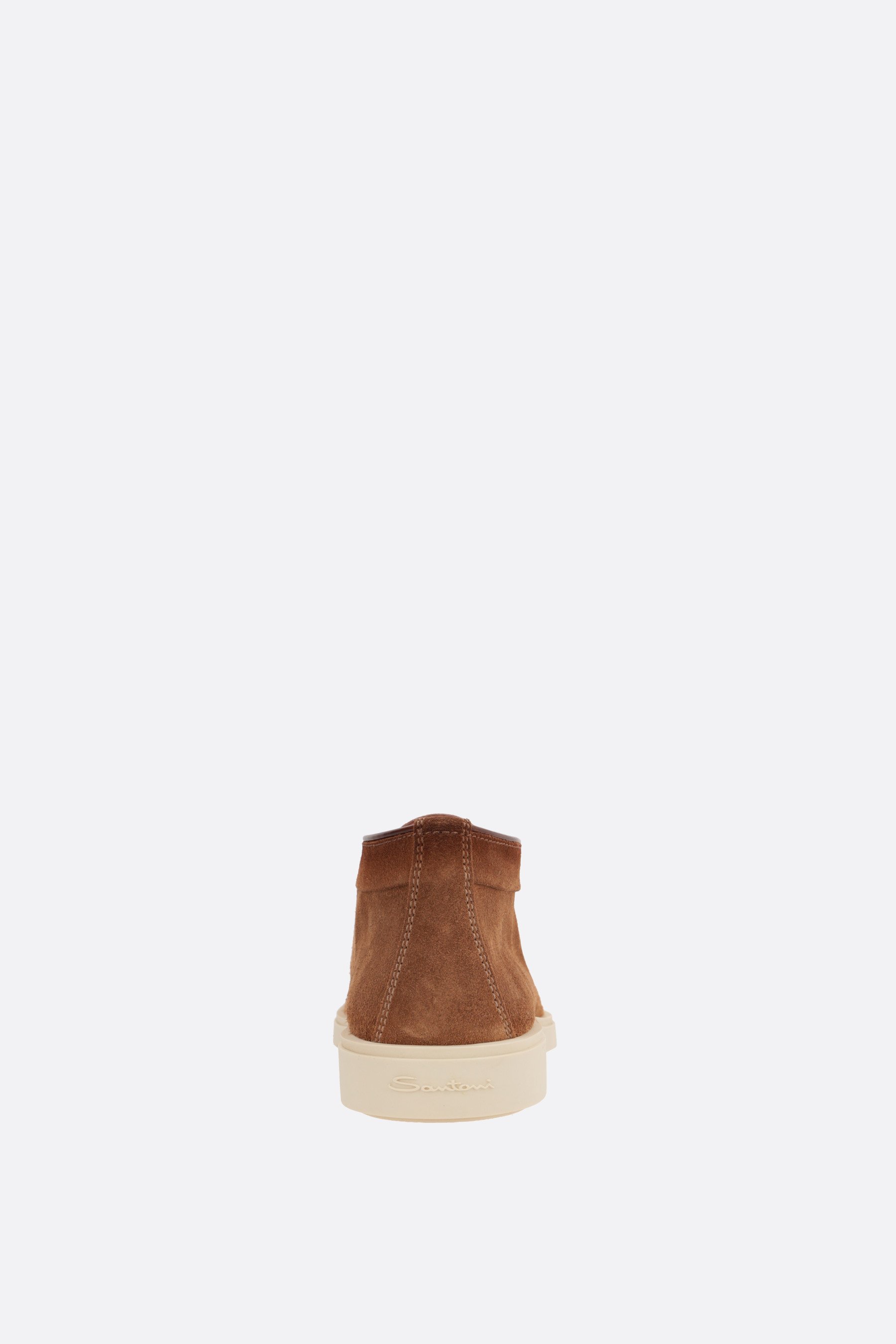SANTONI polacchino slip-on in suede Convenienza