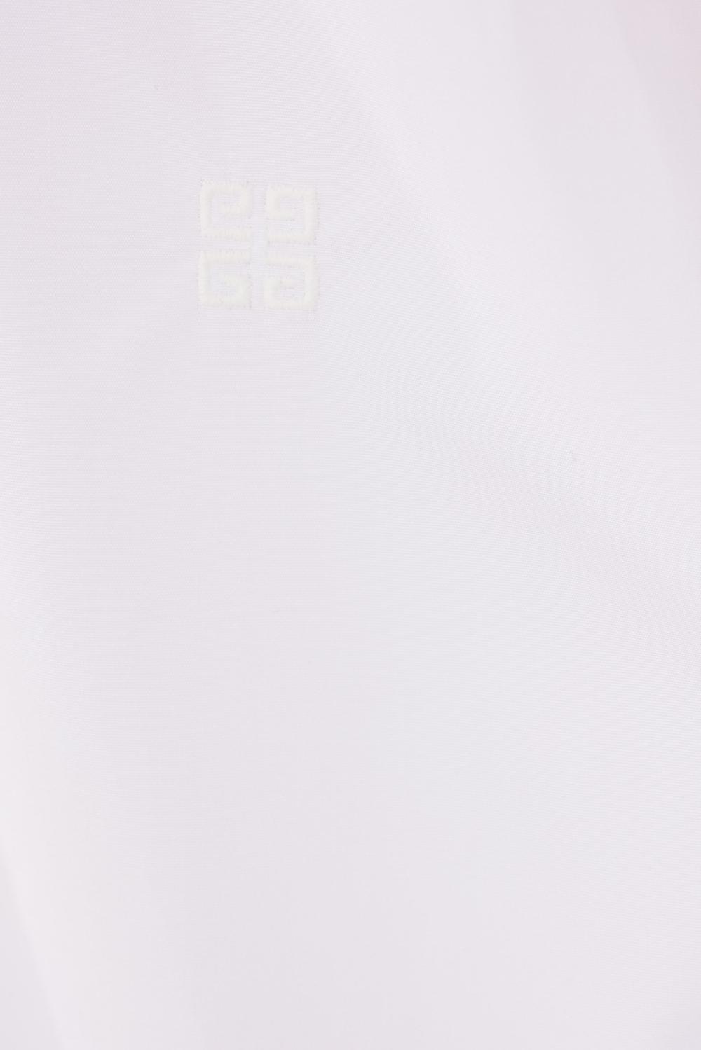 GIVENCHY camicia in popeline ricamo 4G Saldi Di Fabbrica