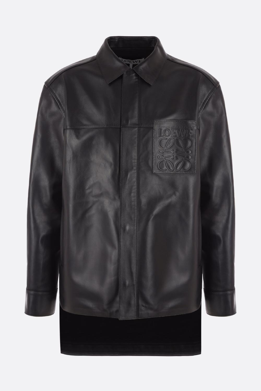 LOEWE giacca in pelle