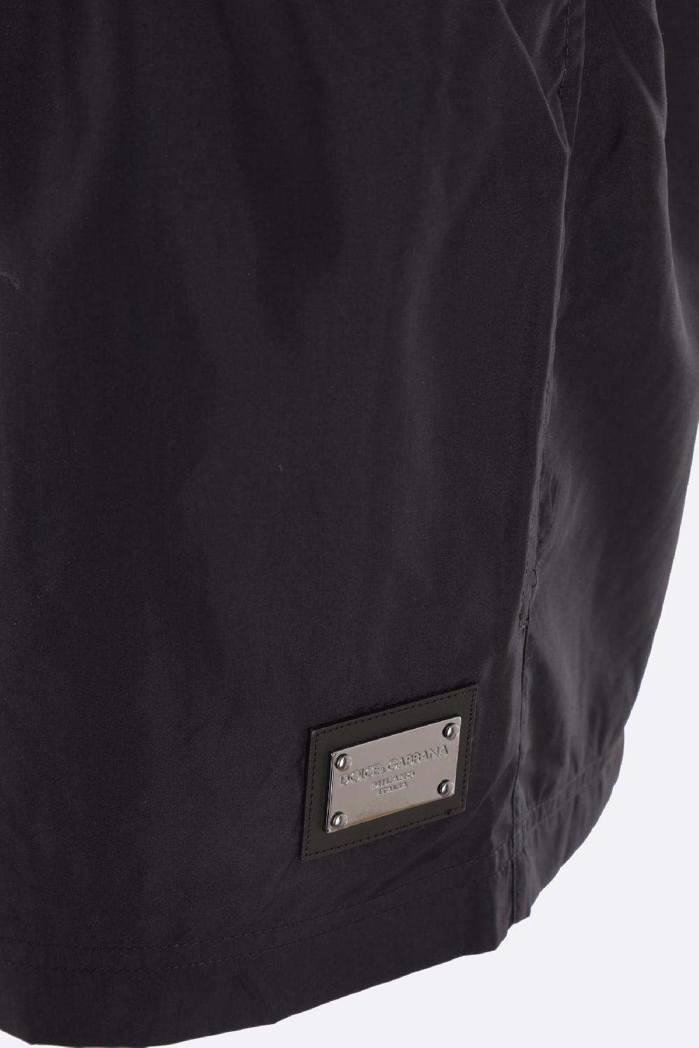 DOLCE & GABBANA costume da bagno in lycra placca logo Moda