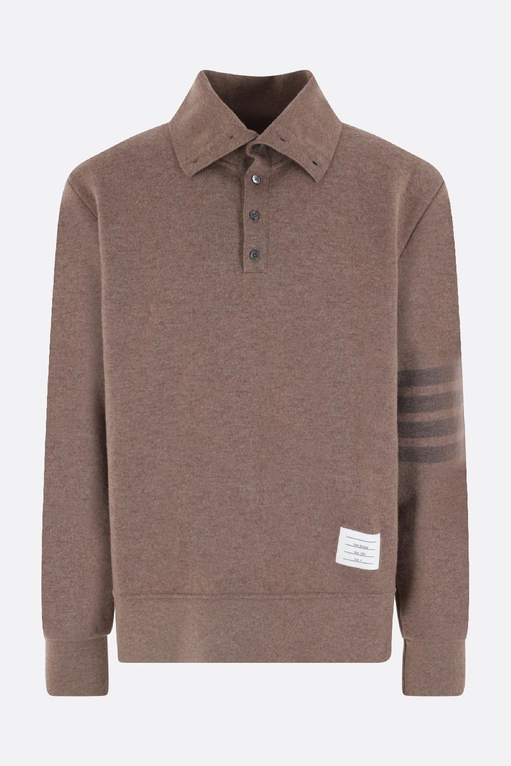 THOM BROWNE pullover in lana 4bar