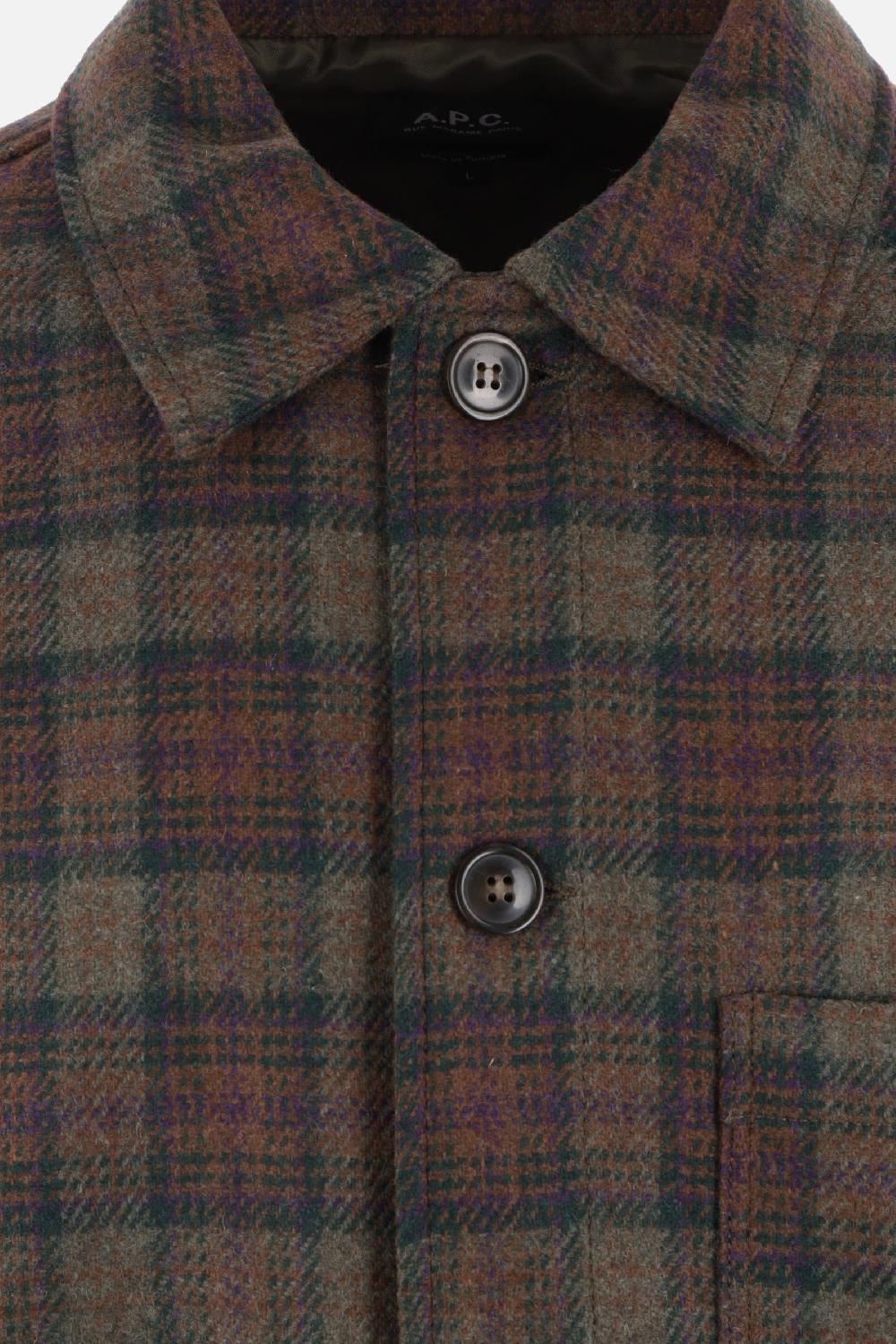 A.P.C. giacca-camicia in misto lana Fornitura limitata