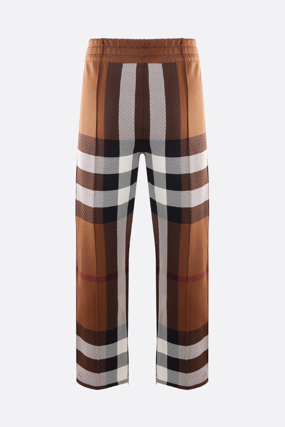 BURBERRY pantalone Josiah in misto viscosa Shopping online