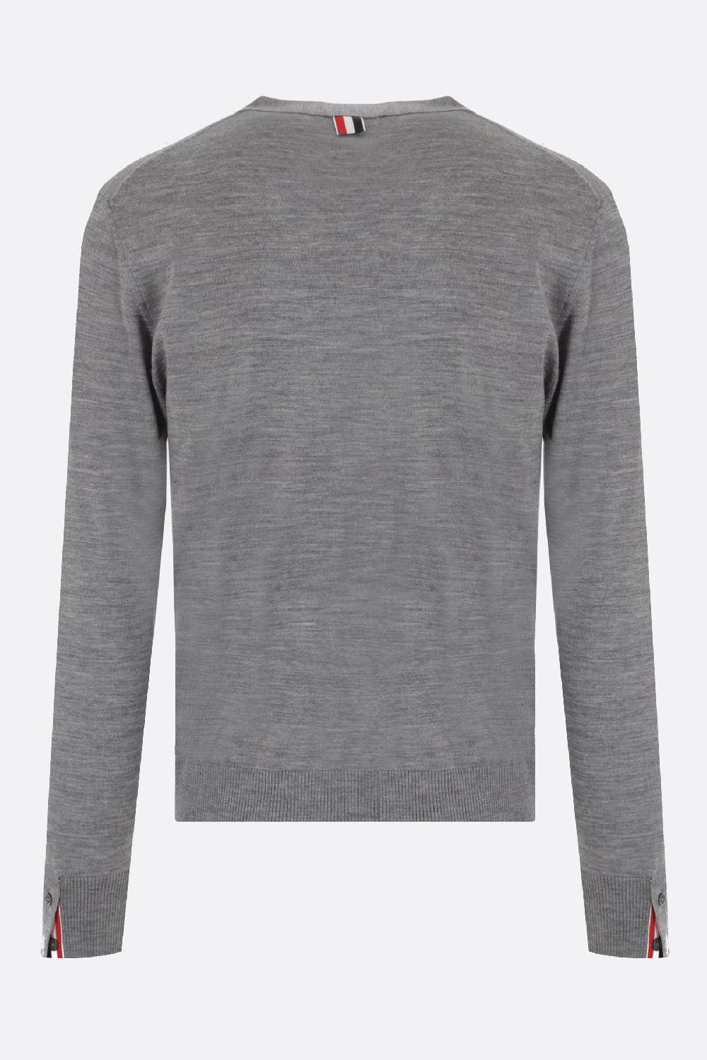 THOM BROWNE cardigan in lana Offerta esclusiva