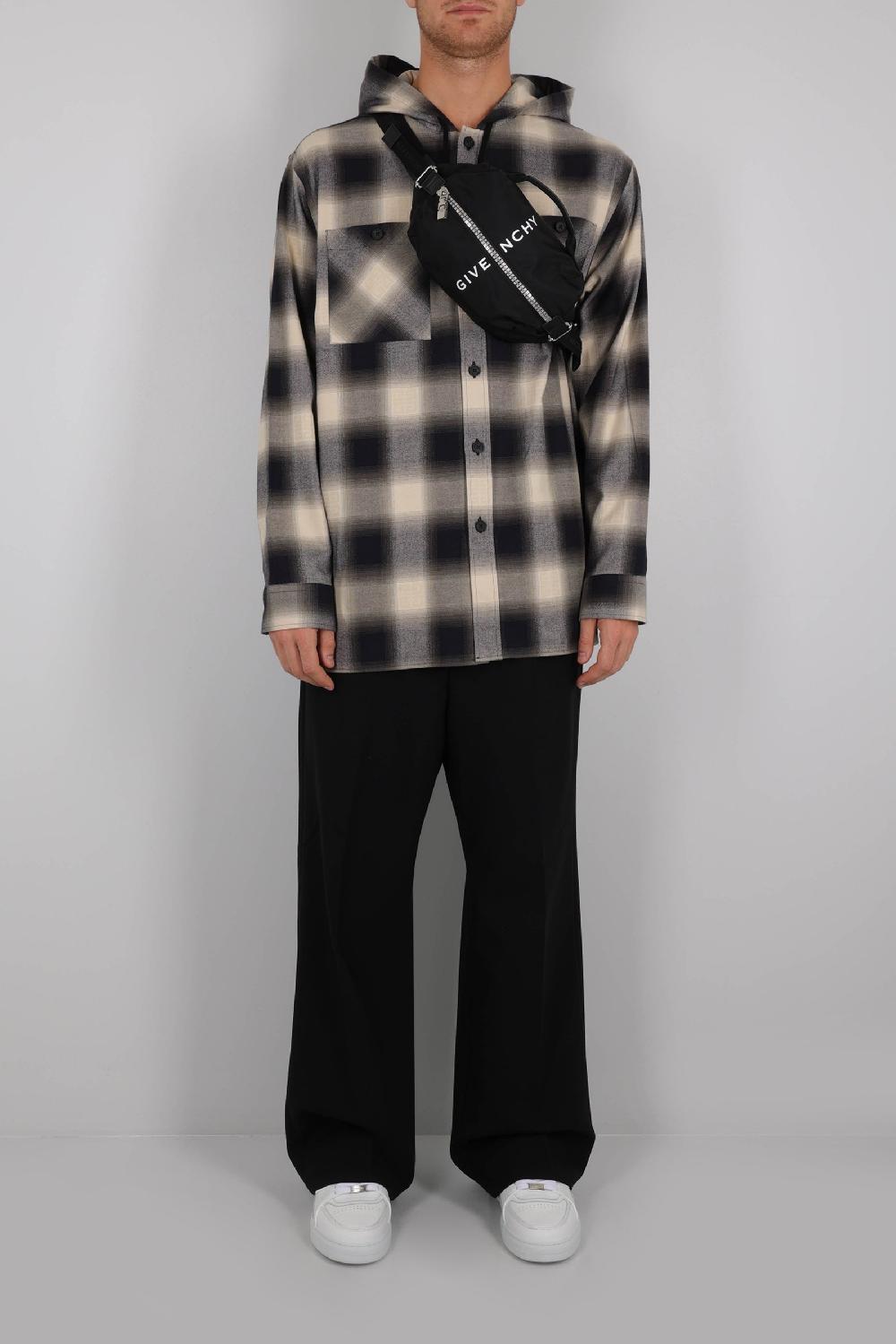 GIVENCHY camicia oversize con cappuccio in flanella Vendite stagionali