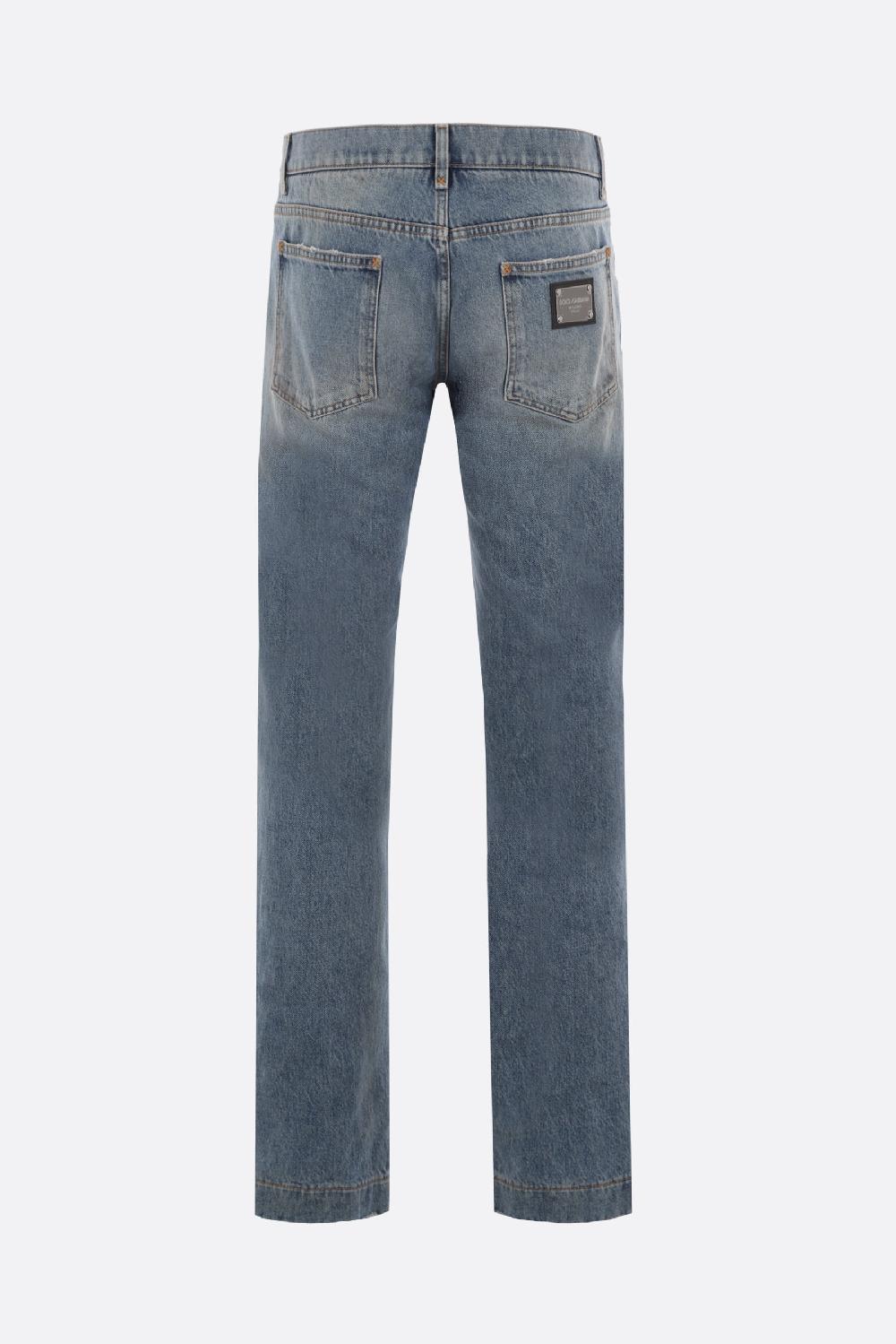 DOLCE & GABBANA jeans regular-fit in denim Cyber Monday