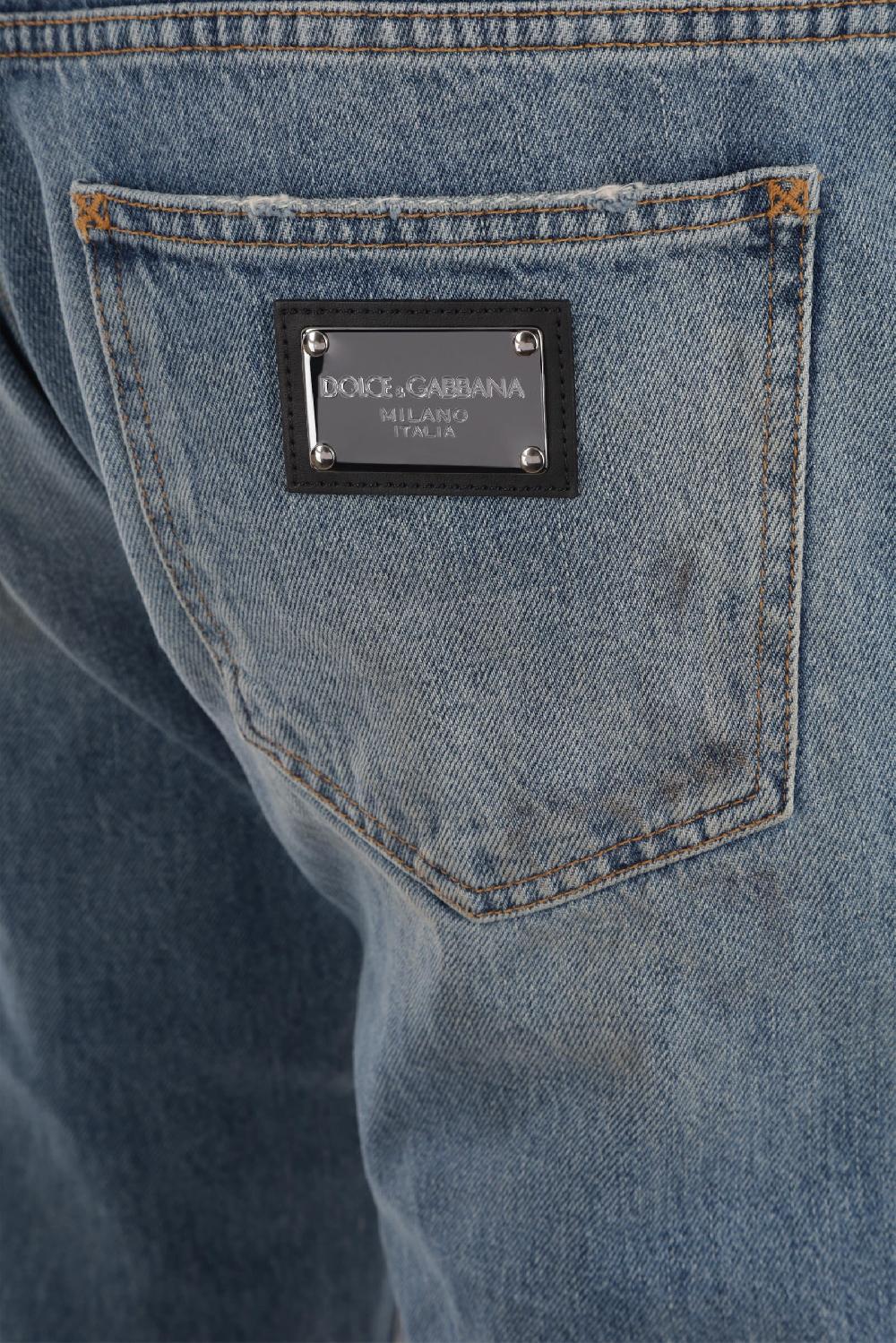 DOLCE & GABBANA jeans regular-fit in denim Cyber Monday