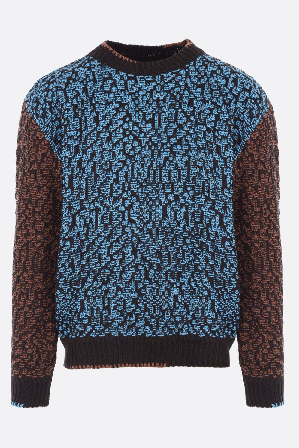 ANDERSSON BELL pullover oversize Net in misto cotone Offerta Pasqua