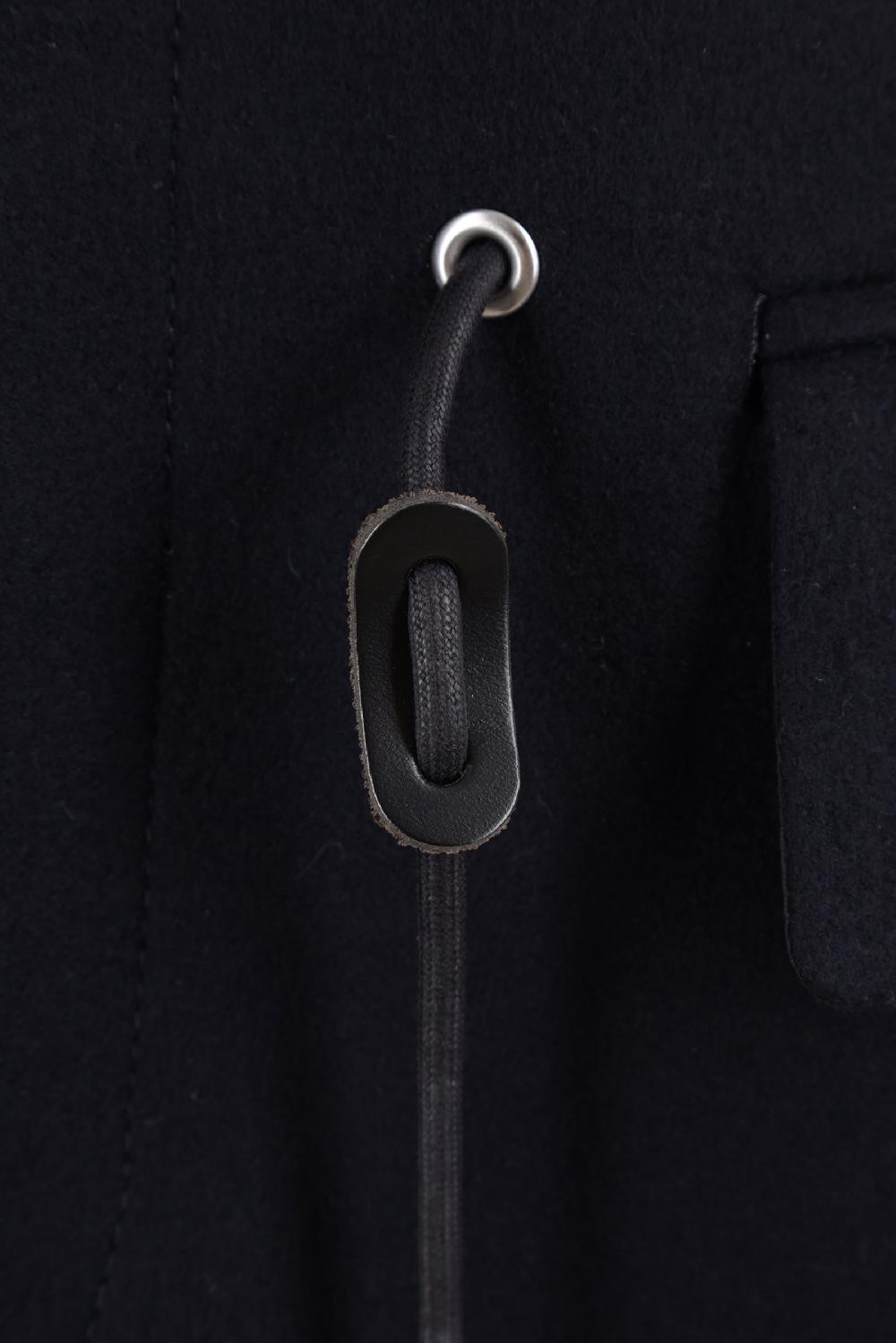 SACAI cappotto monopetto Melton in lana e nylon Offerta Giorno del Papà