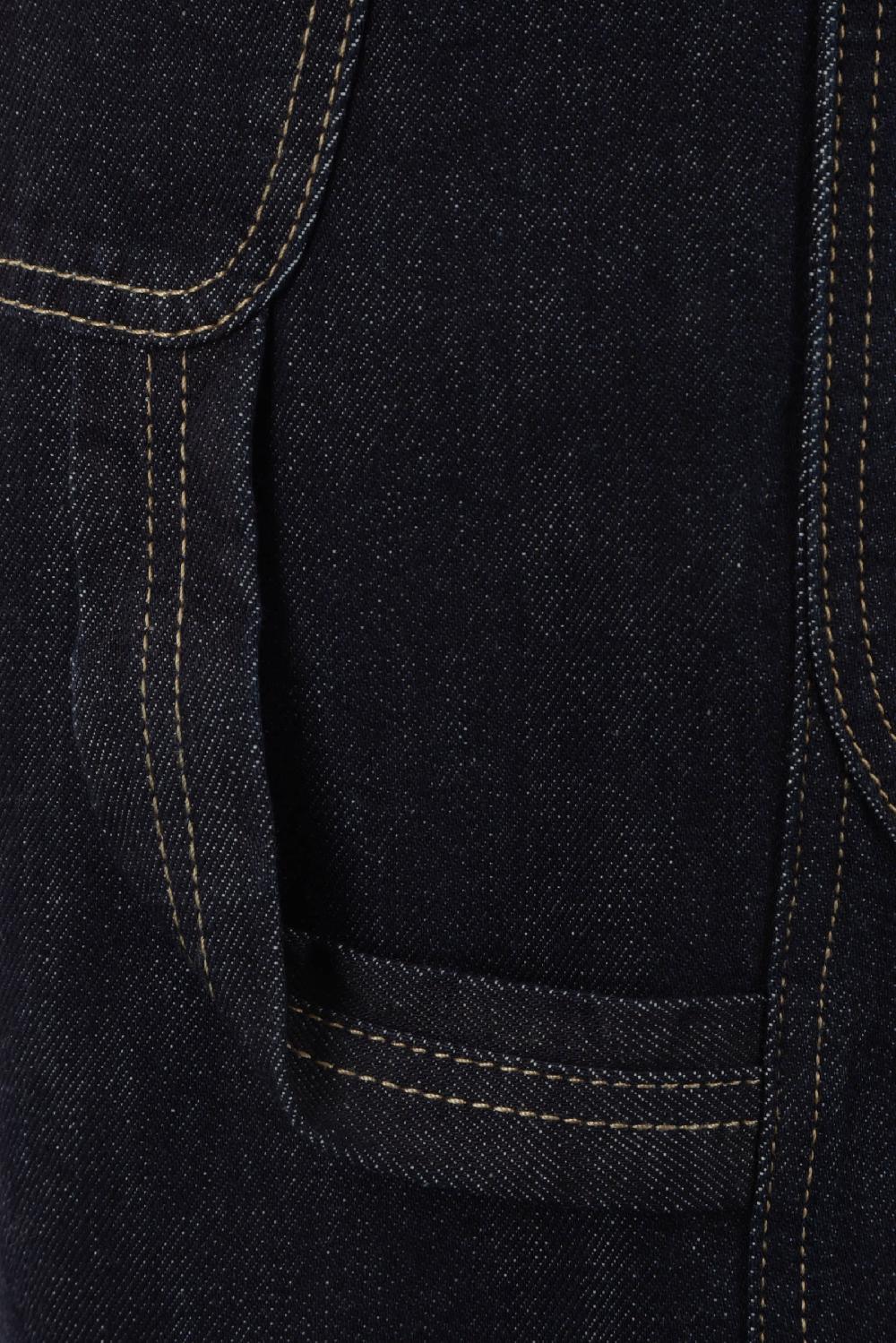 ALEXANDER McQUEEN jeans workwear a gamba dritta in denim Offerta Anniversario