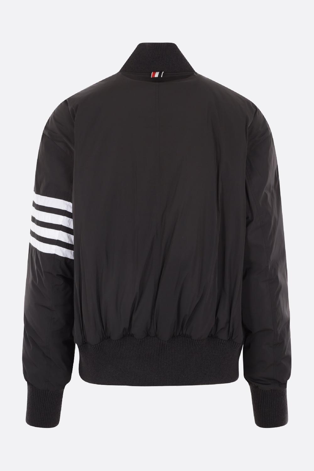 THOM BROWNE piumino bomber in nylon 4bar Vendita calda