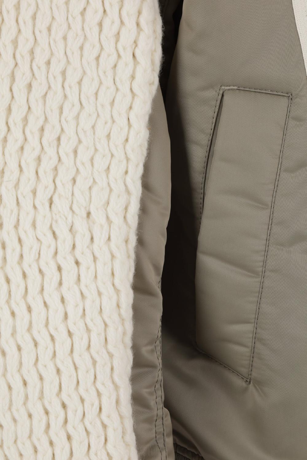 SACAI giubbotto bomber in maglia e nylon Offerte esclusive