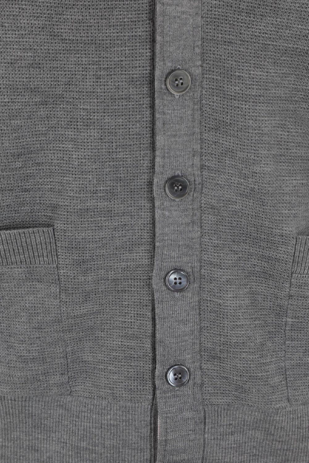 THOM BROWNE cardigan in lana 4bar Grandi sconti