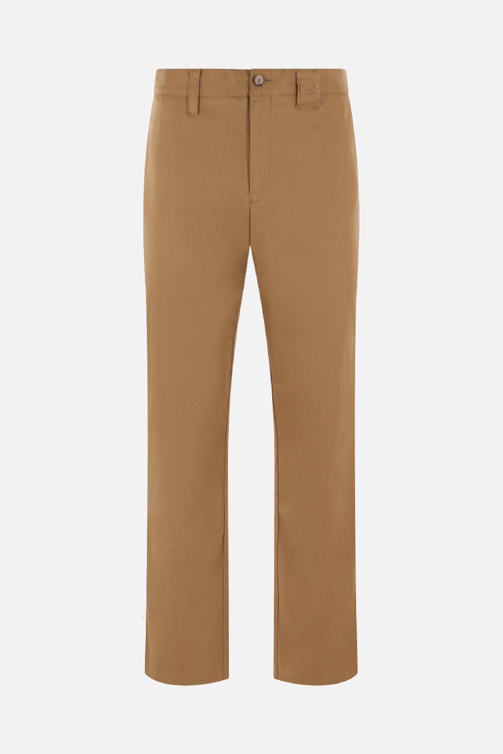 BURBERRY pantalone Denton in gabardine