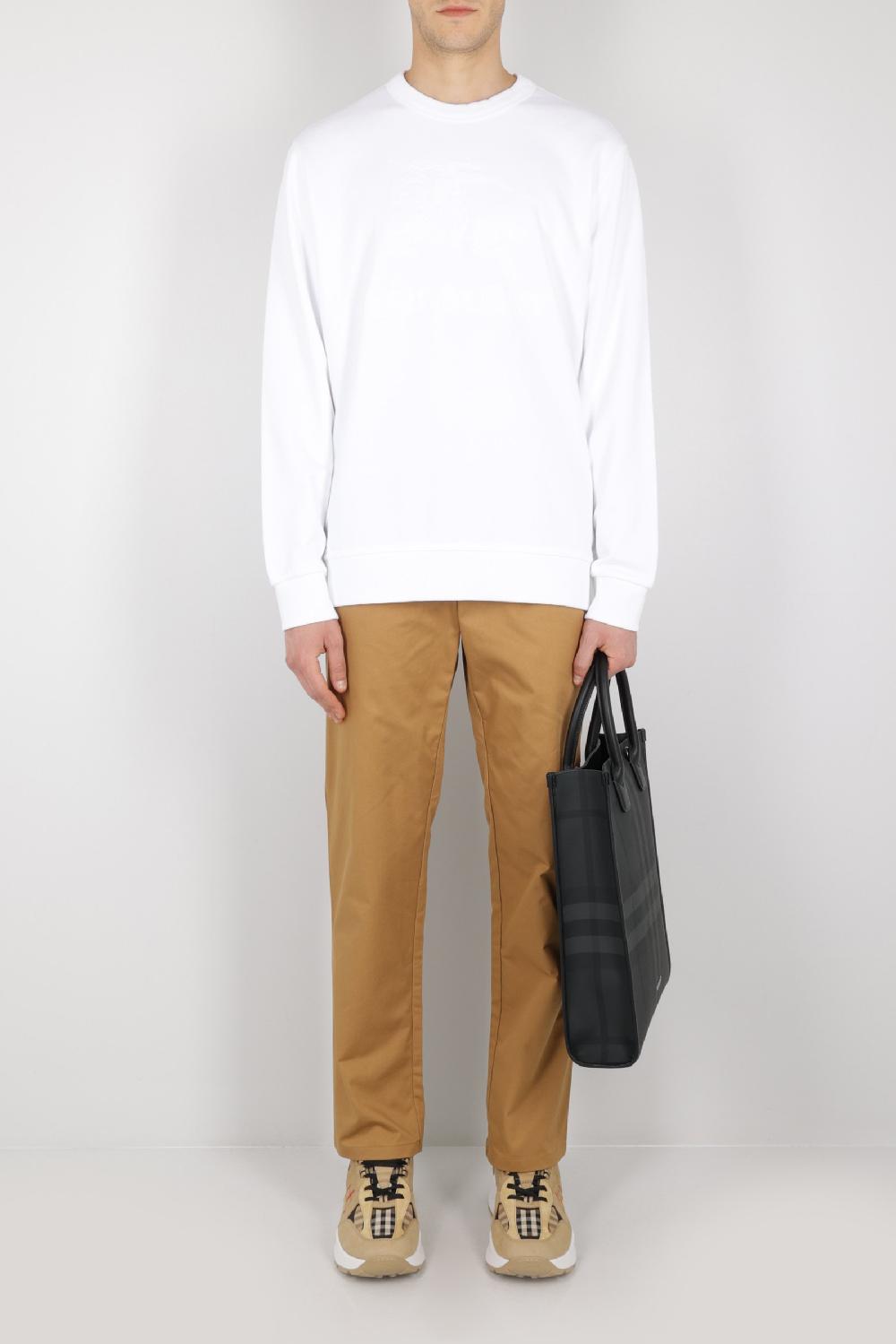 BURBERRY pantalone Denton in gabardine Nuovi prodotti