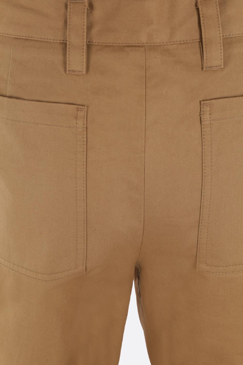 BURBERRY pantalone Denton in gabardine Nuovi prodotti