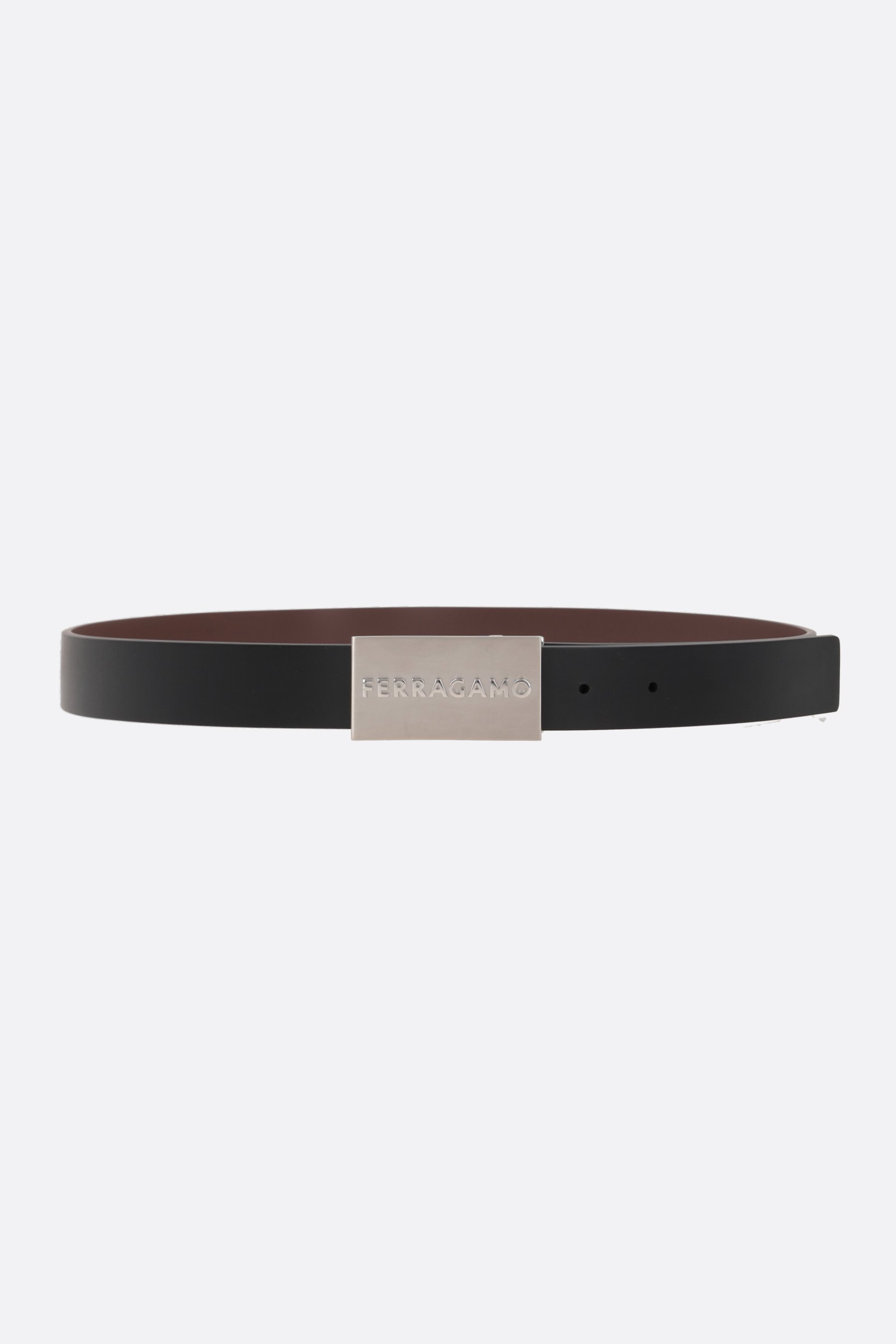 FERRAGAMO cintura reversibile in pelle liscia Comprane uno, ottenene uno gratis
