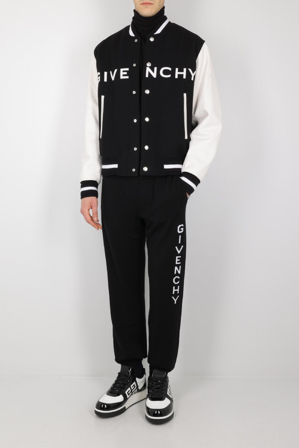 GIVENCHY pantalone jogging in maglia intarsio logo Ultimi due giorni