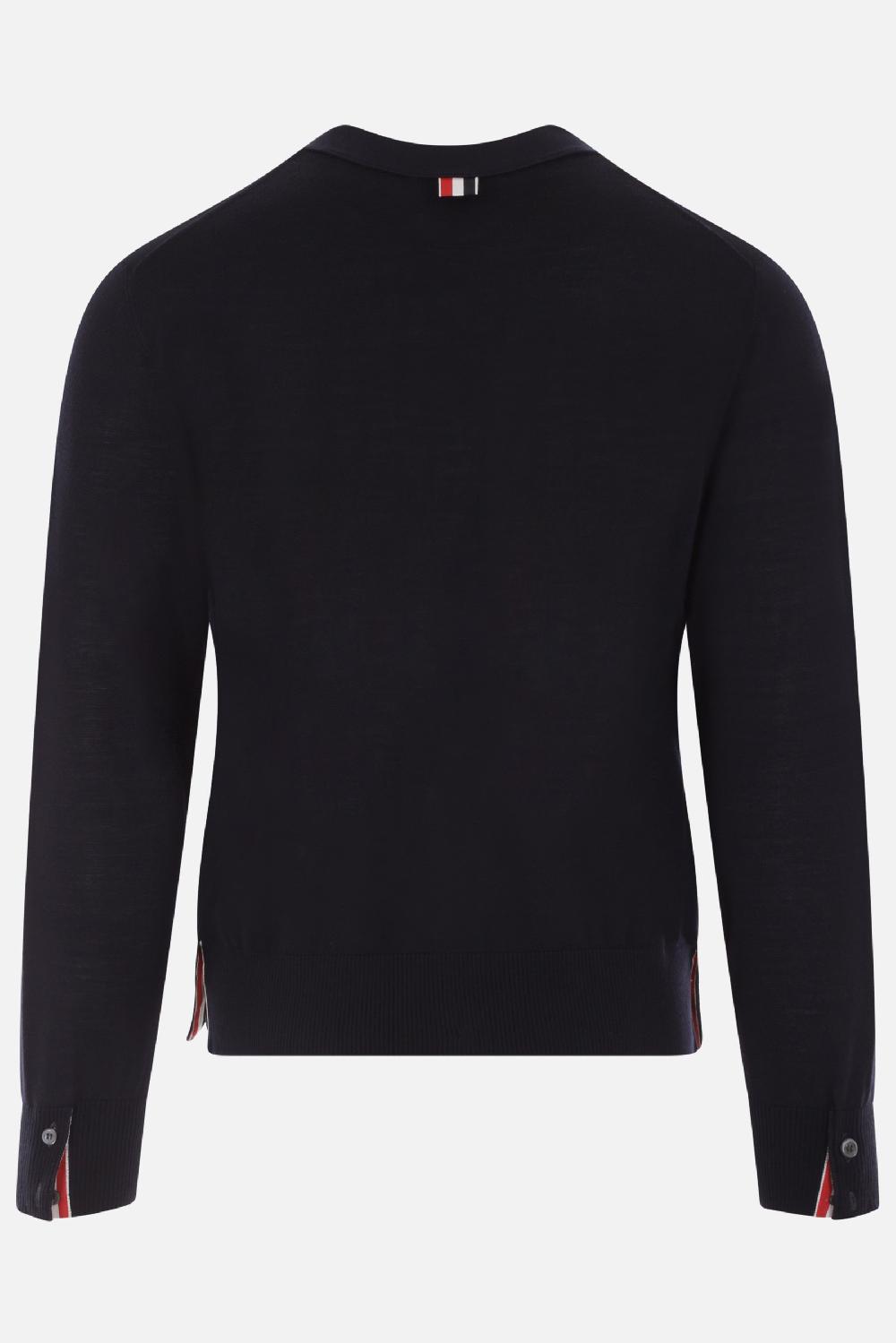 THOM BROWNE cardigan in lana Ultimo giorno