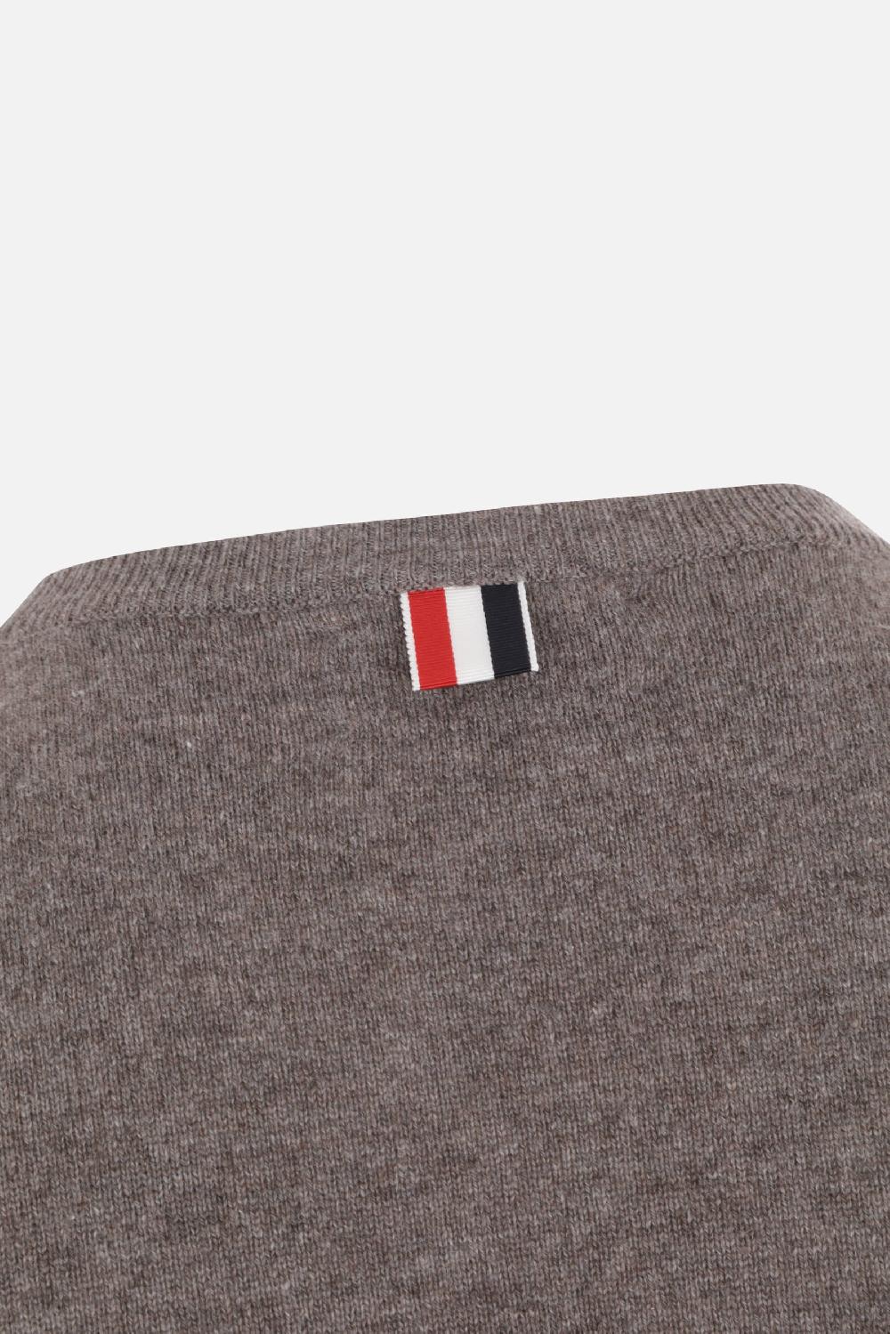 THOM BROWNE pullover 4bar in cashmere Promozione temporanea