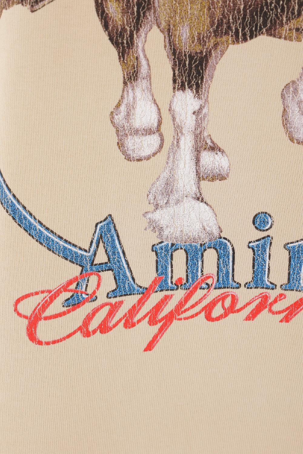 AMIRI t-shirt Vintage Wash Pegasus in cotone Trasporto libero internazionale