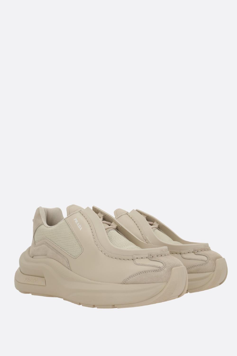 PRADA sneaker Systeme in un mix di materiali Duty-free