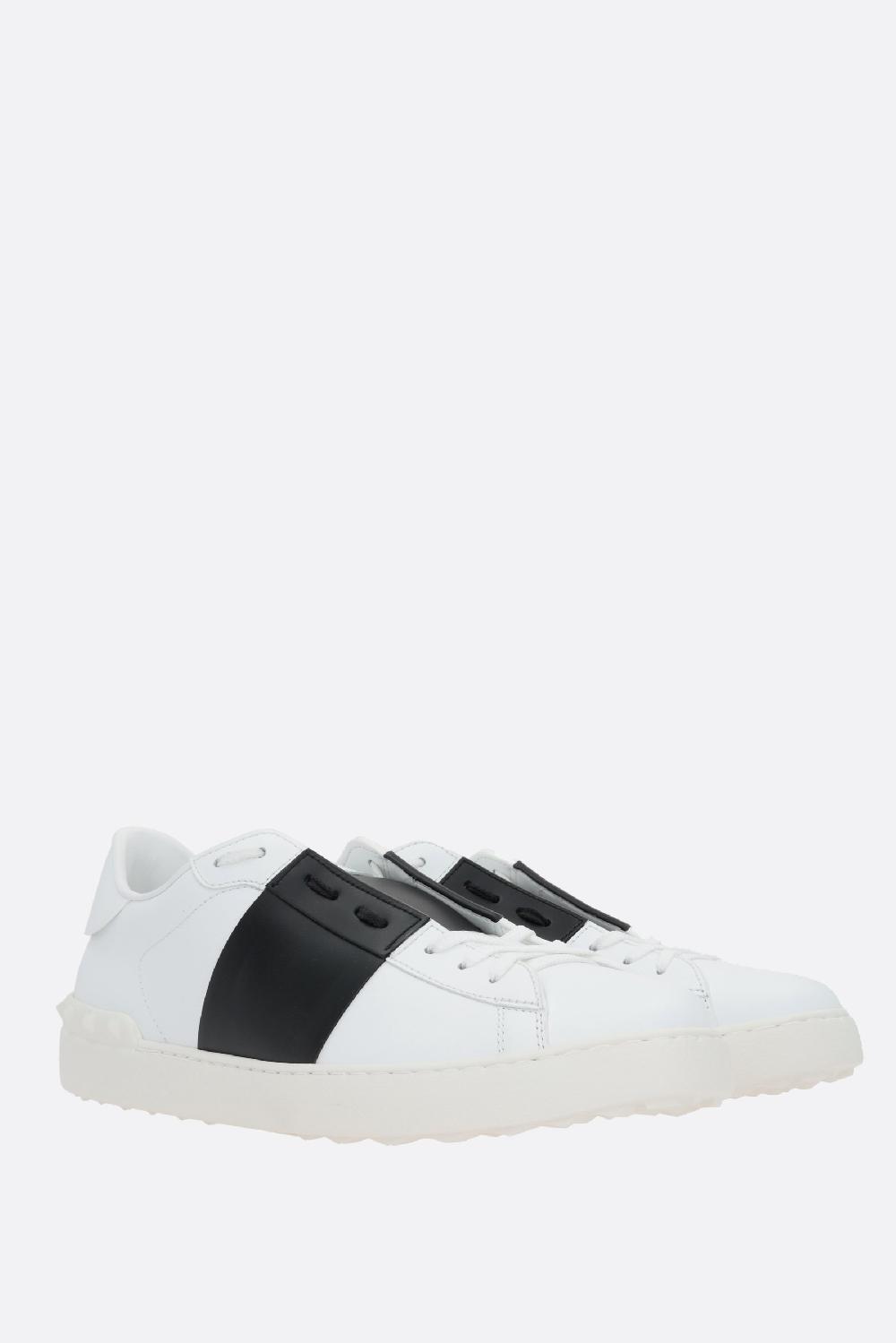 VALENTINO GARAVANI sneaker Open in pelle liscia 50% di sconto per tempo limitato