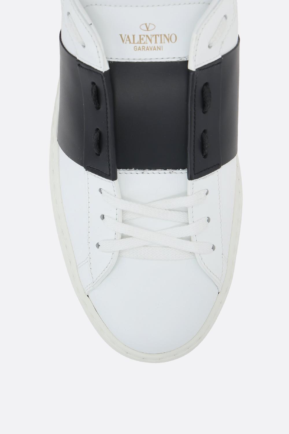 VALENTINO GARAVANI sneaker Open in pelle liscia 50% di sconto per tempo limitato